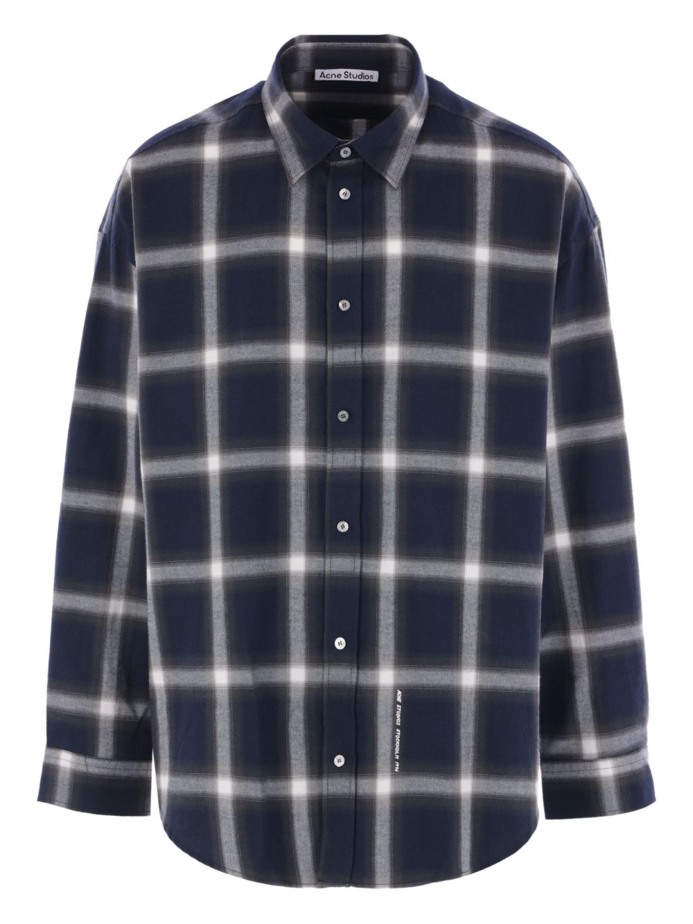 BLUE ORGANIC COTTON SHIRTS ACNE Studios BLUE 46