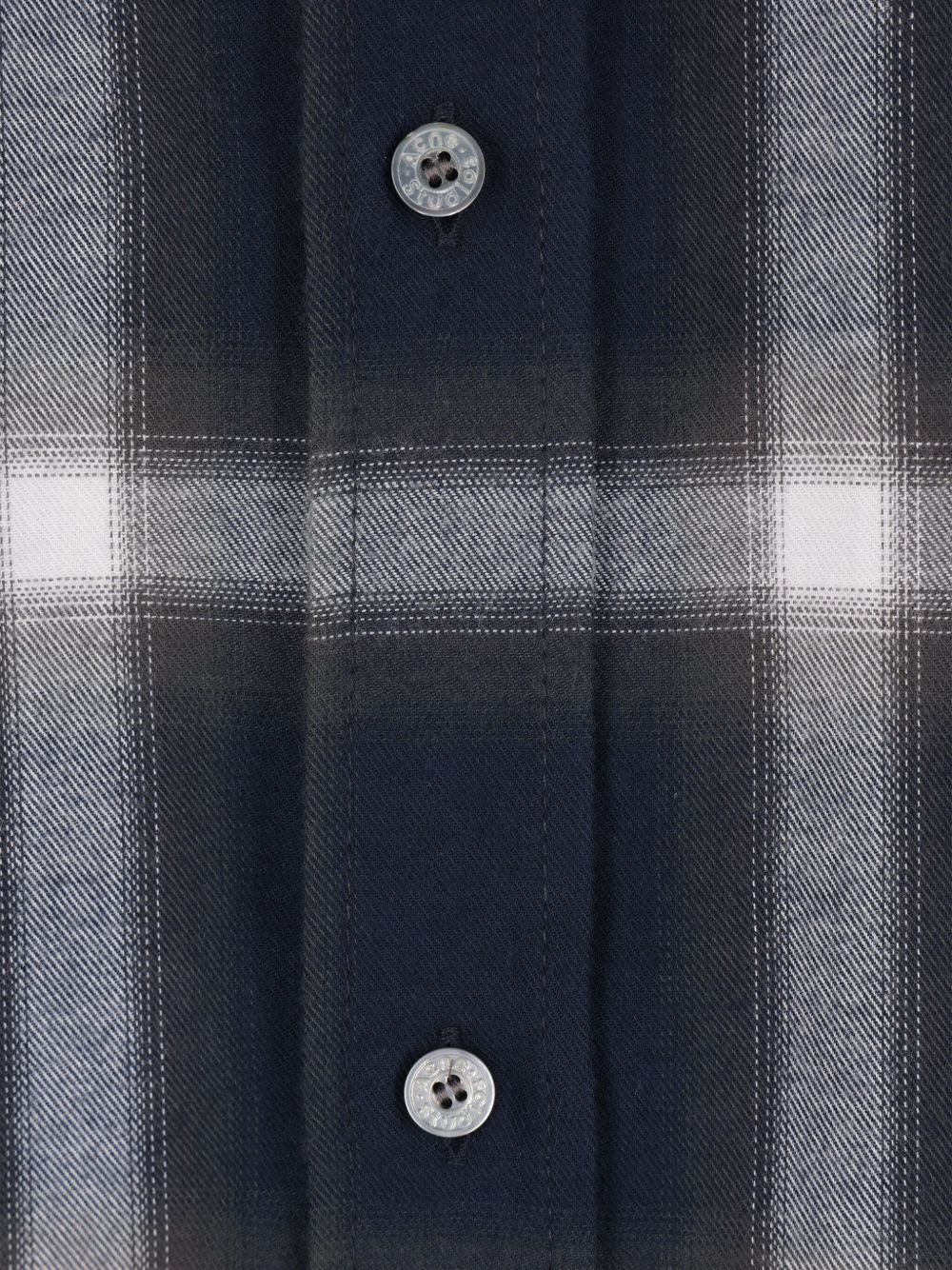 BLUE ORGANIC COTTON SHIRTS ACNE Studios