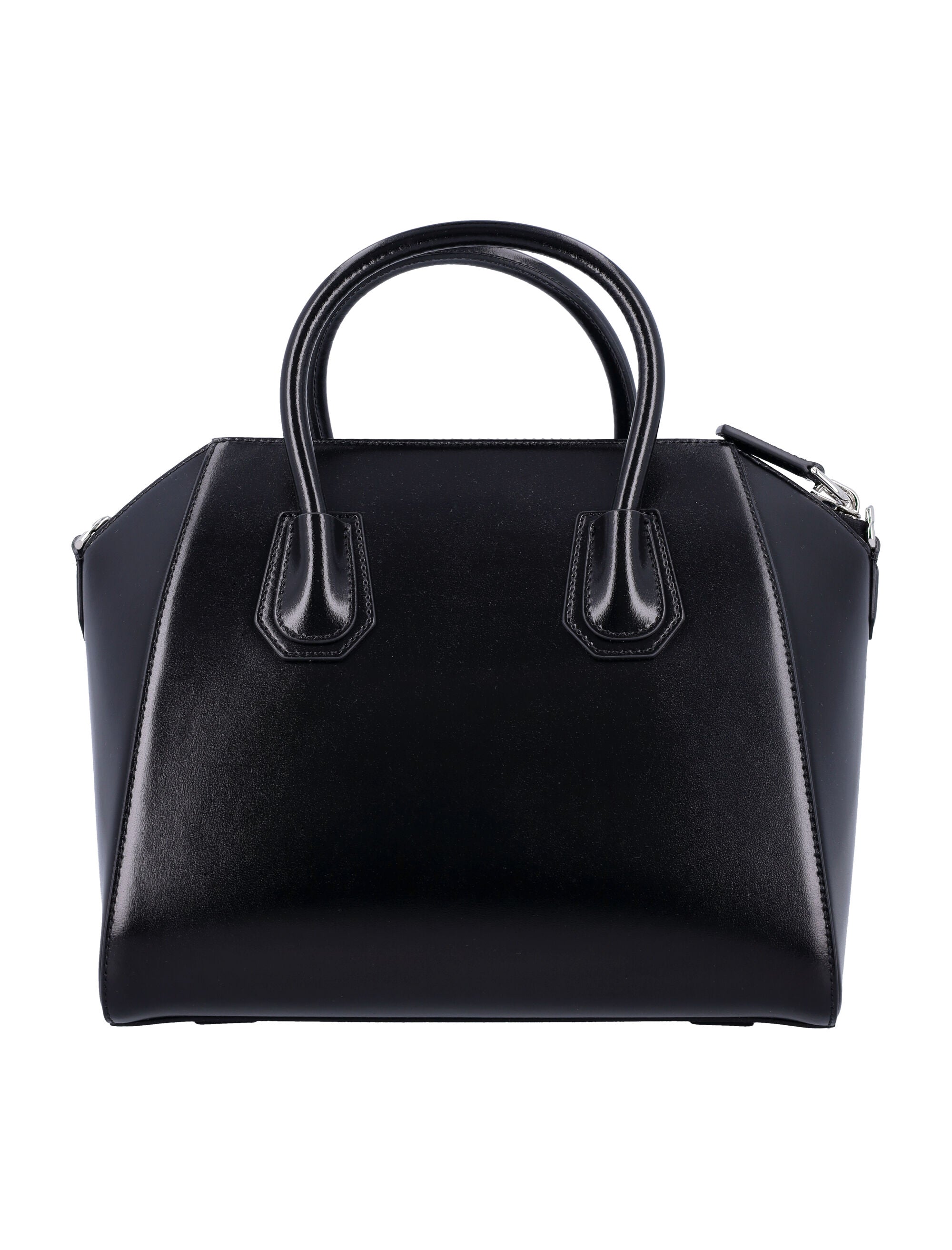 BLACK LEATHER SMALL ANTIGONA HANDBAG Givenchy
