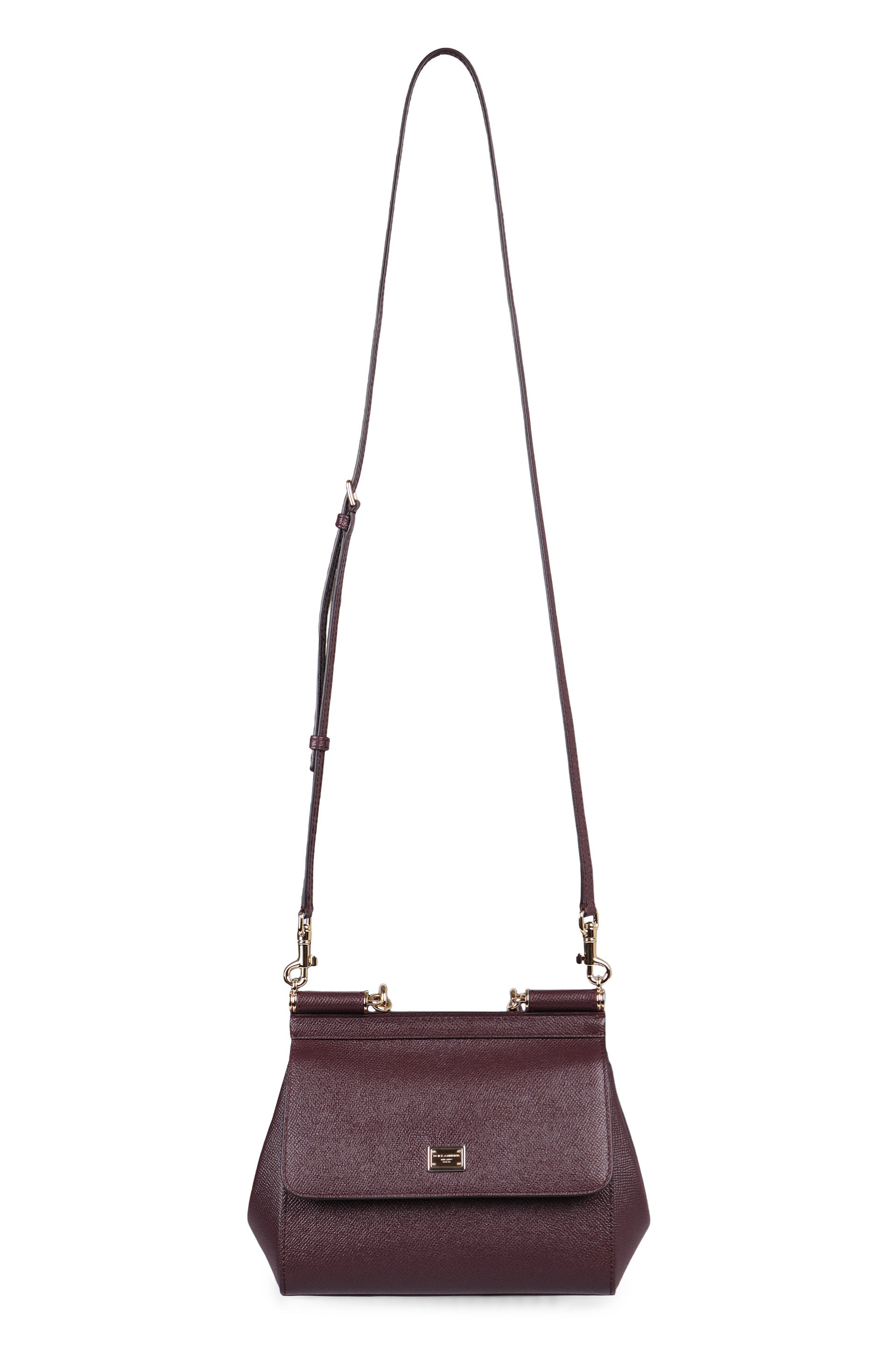 SICILY MEDIA LEATHER HANDBAG Dolce & Gabbana