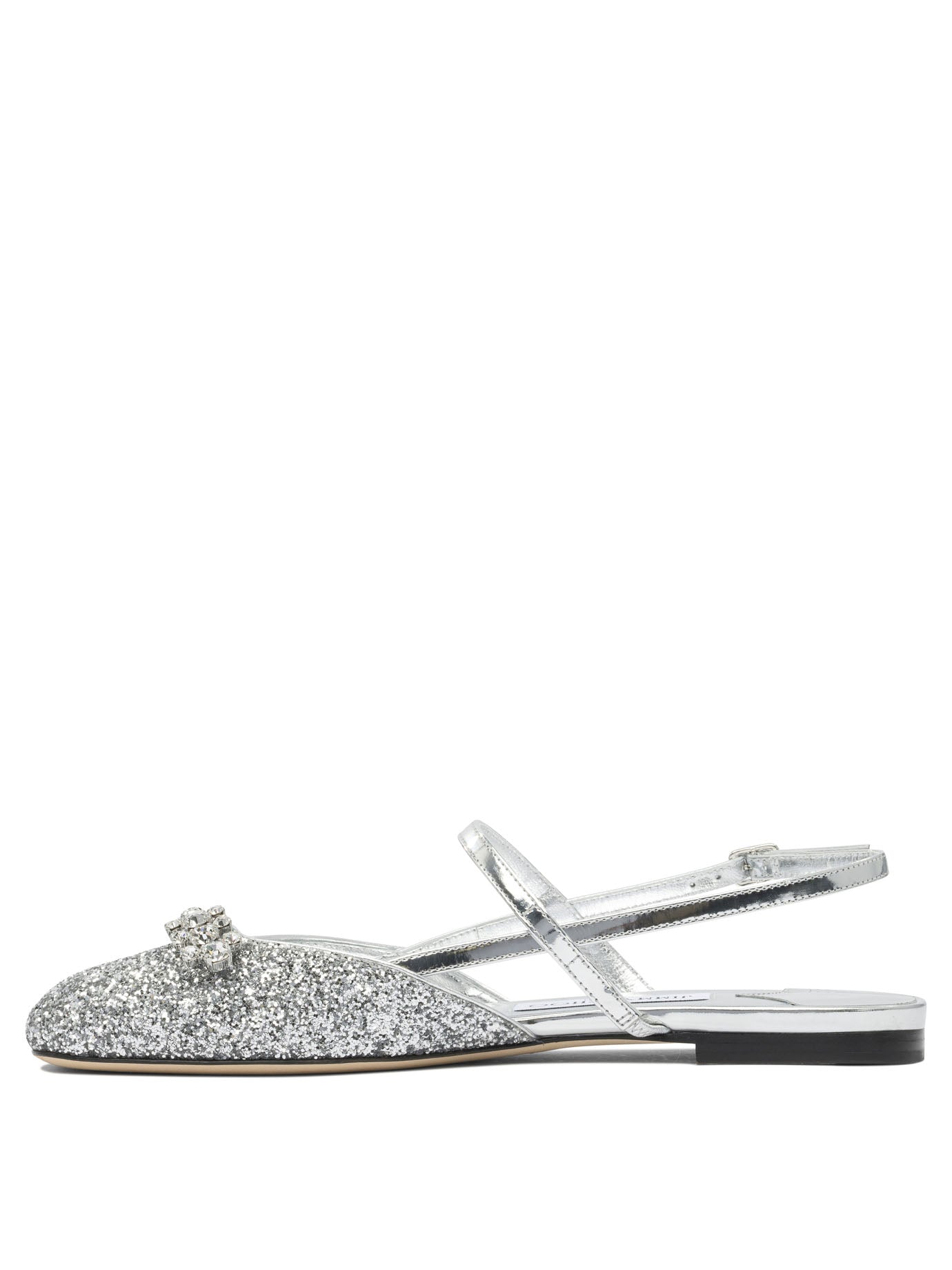 SILVER CALF SANDALS Jimmy Choo