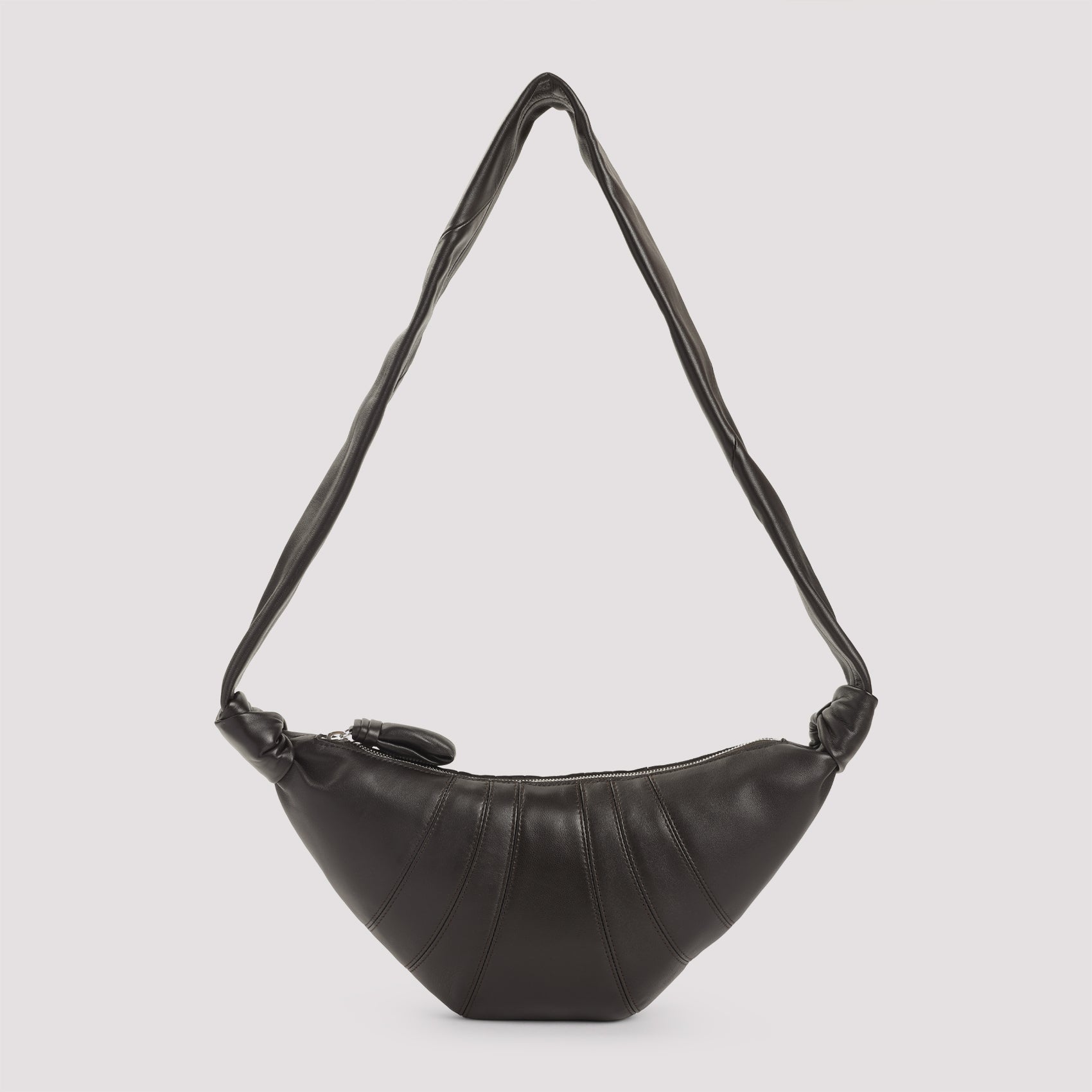 LEATHER CROISSANT ZIP BAG Lemaire