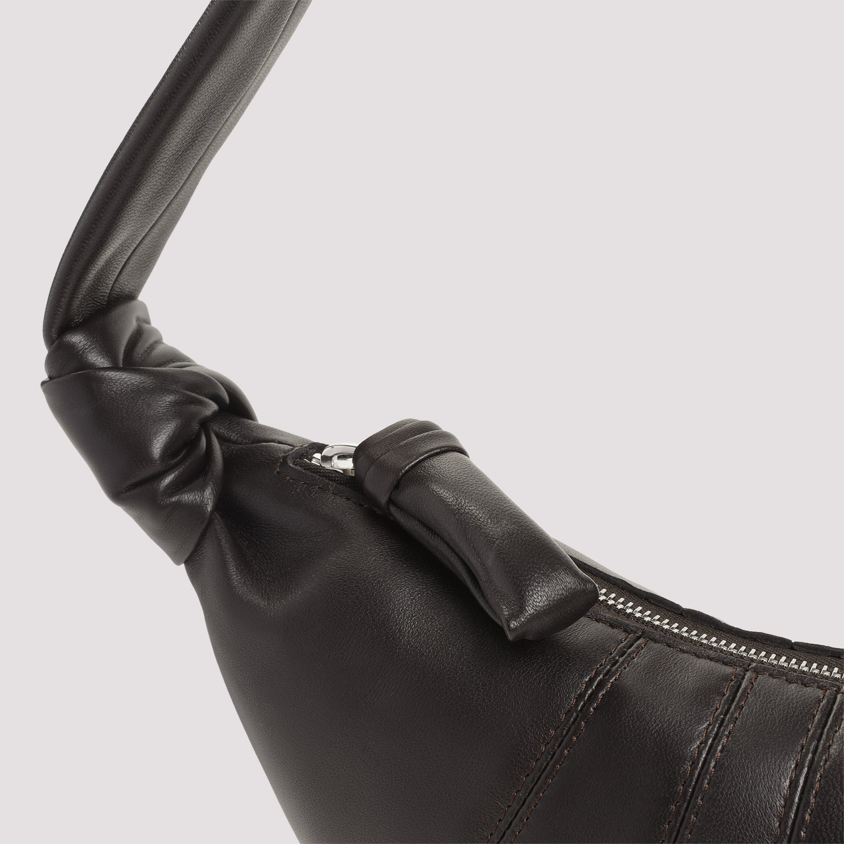 LEATHER CROISSANT ZIP BAG Lemaire