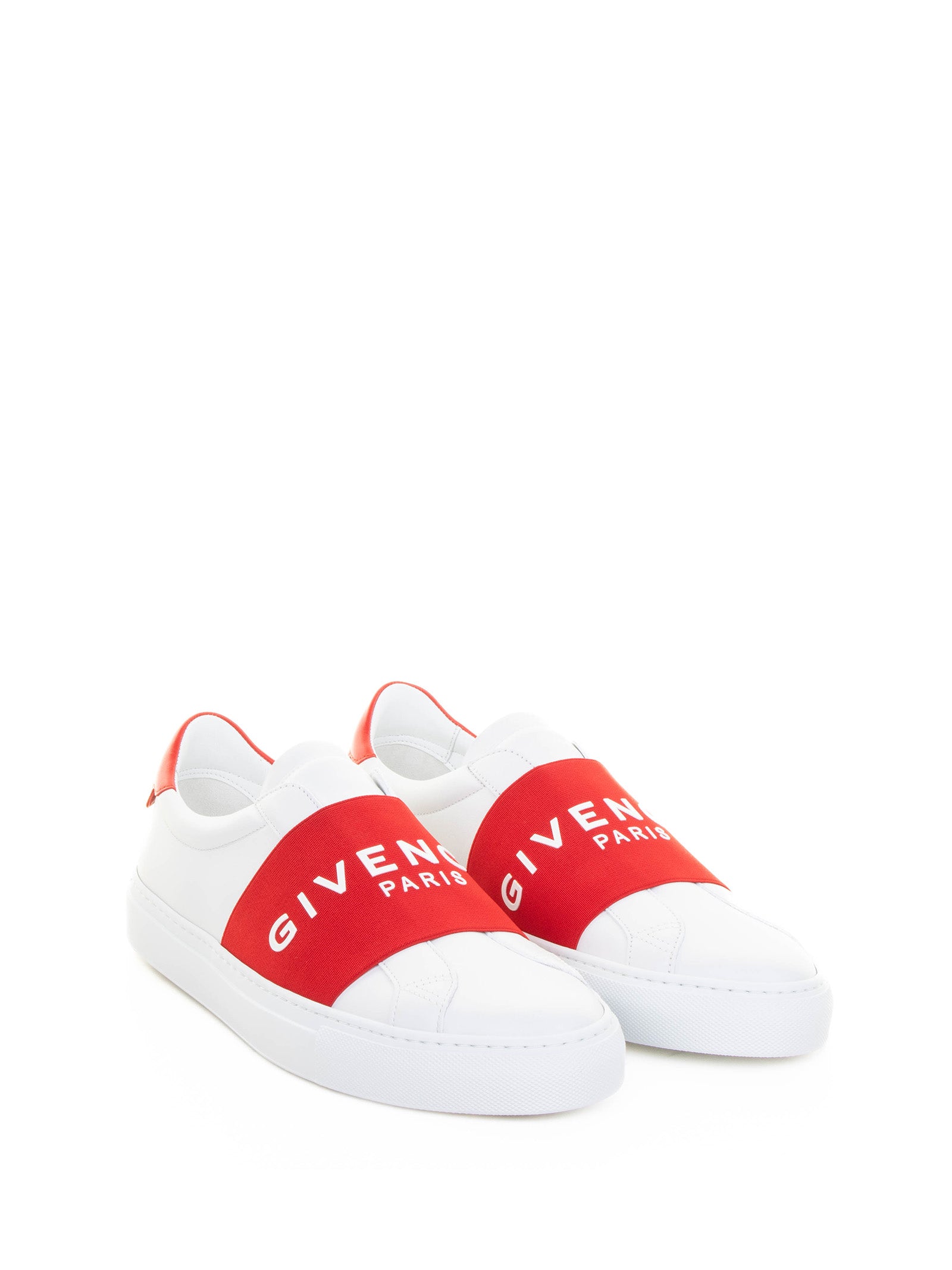 WHITE RED LEATHER SNEAKERS Givenchy