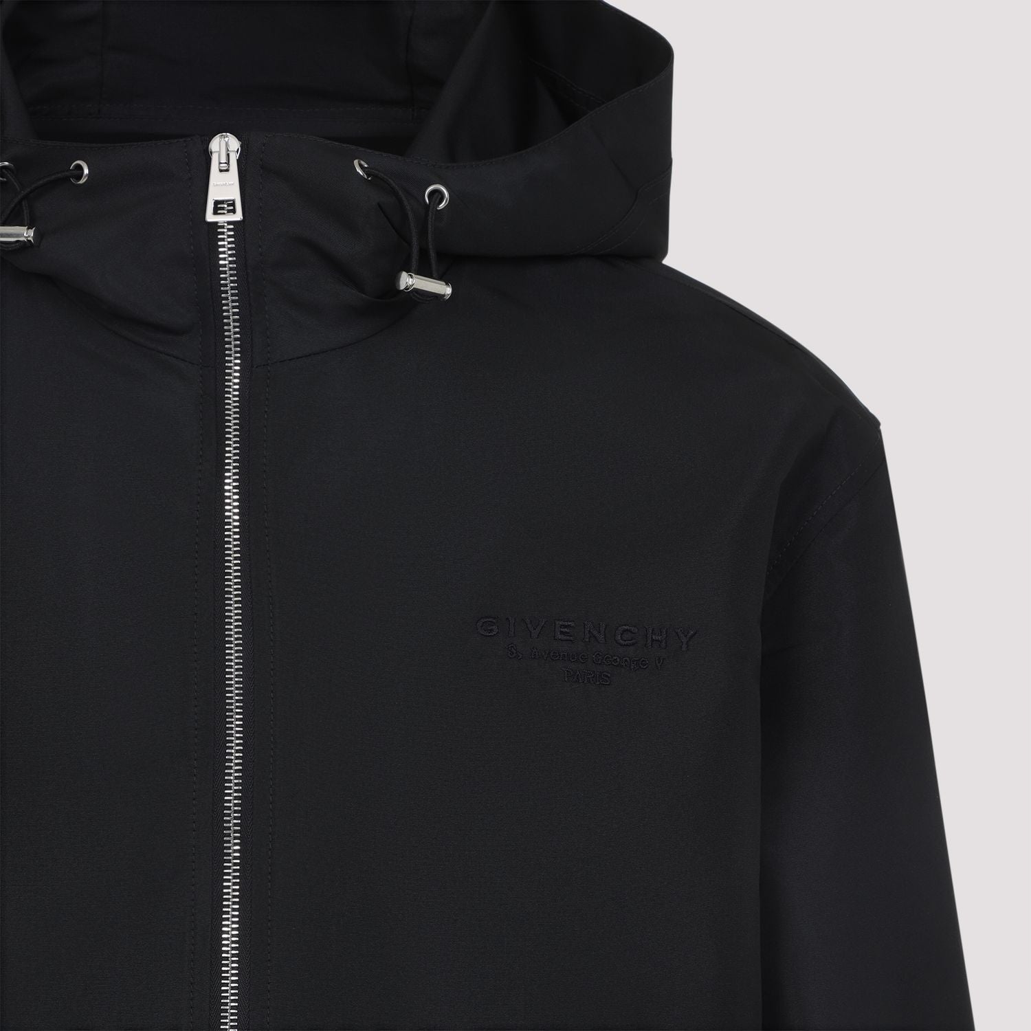 TECHNICAL FABRIC HOODED JACKET Givenchy
