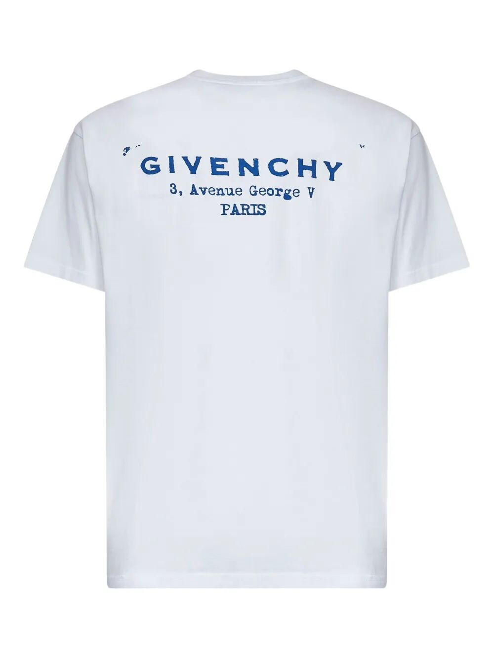 COTTON T-SHIRT WITH GIVENCHY STAMP PRINT Givenchy
