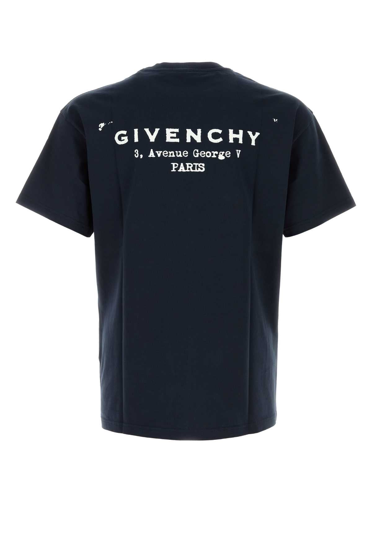 DARK BLUE COTTON T-SHIRT Givenchy