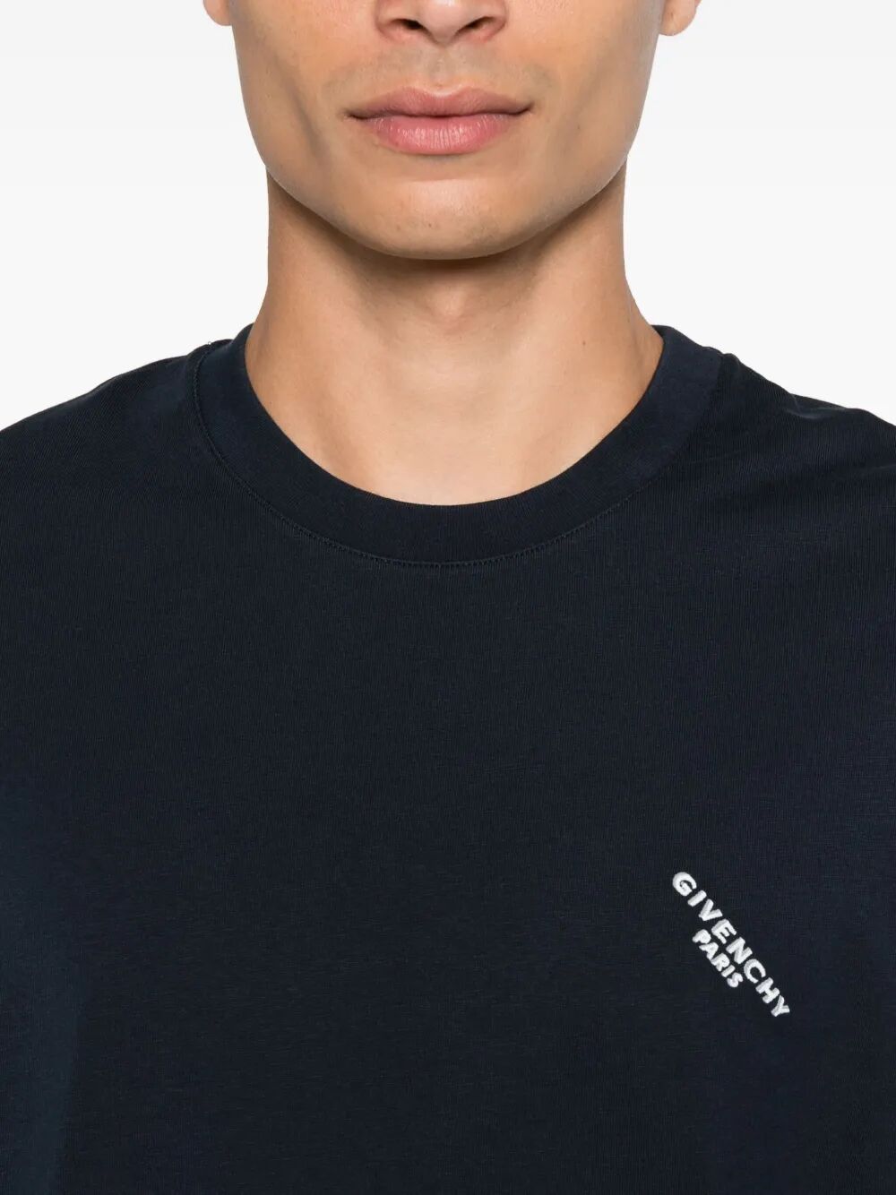 COTTON T-SHIRT WITH EMBROIDERED LOGO Givenchy