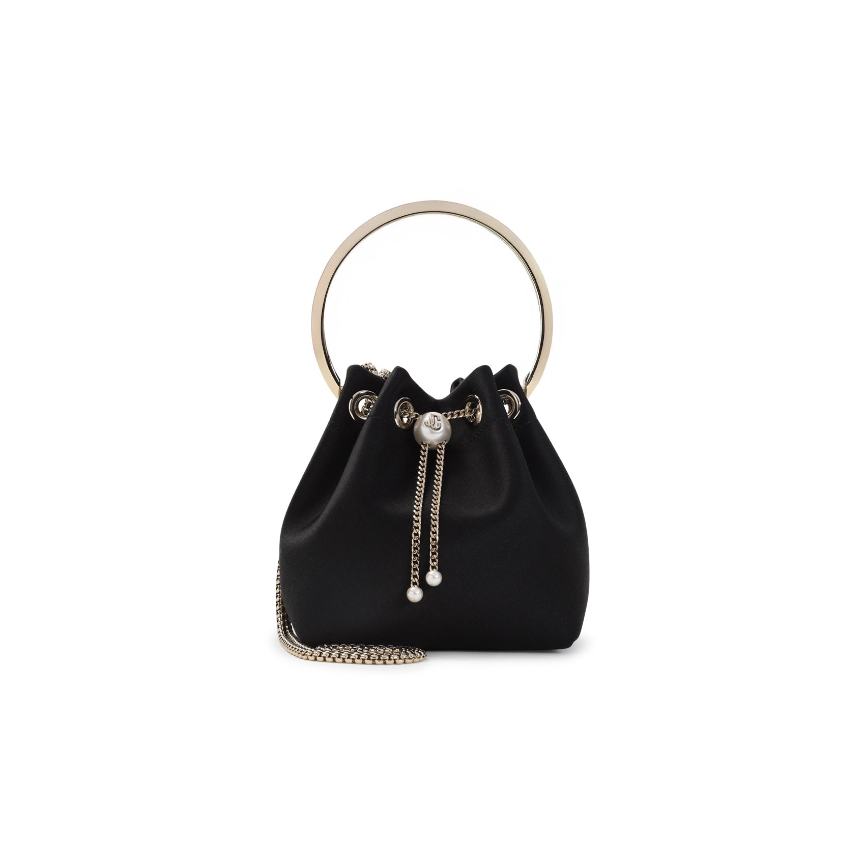 BON BON SATIN HANDBAG Jimmy Choo BLACK UNICA