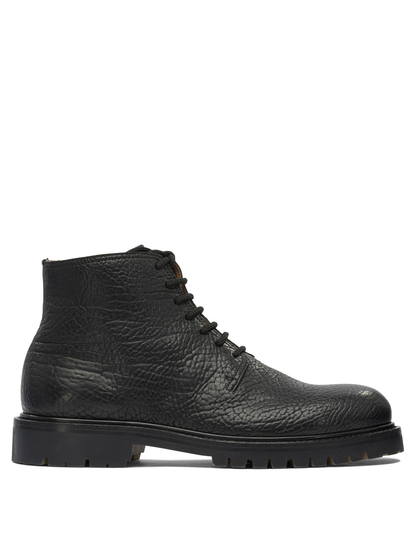 BLACK RUBBER ANKLE BOOTS Officine Creative BLACK 42