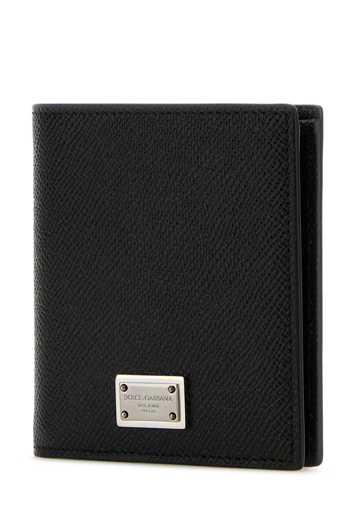 BLACK LEATHER WALLET Dolce & Gabbana