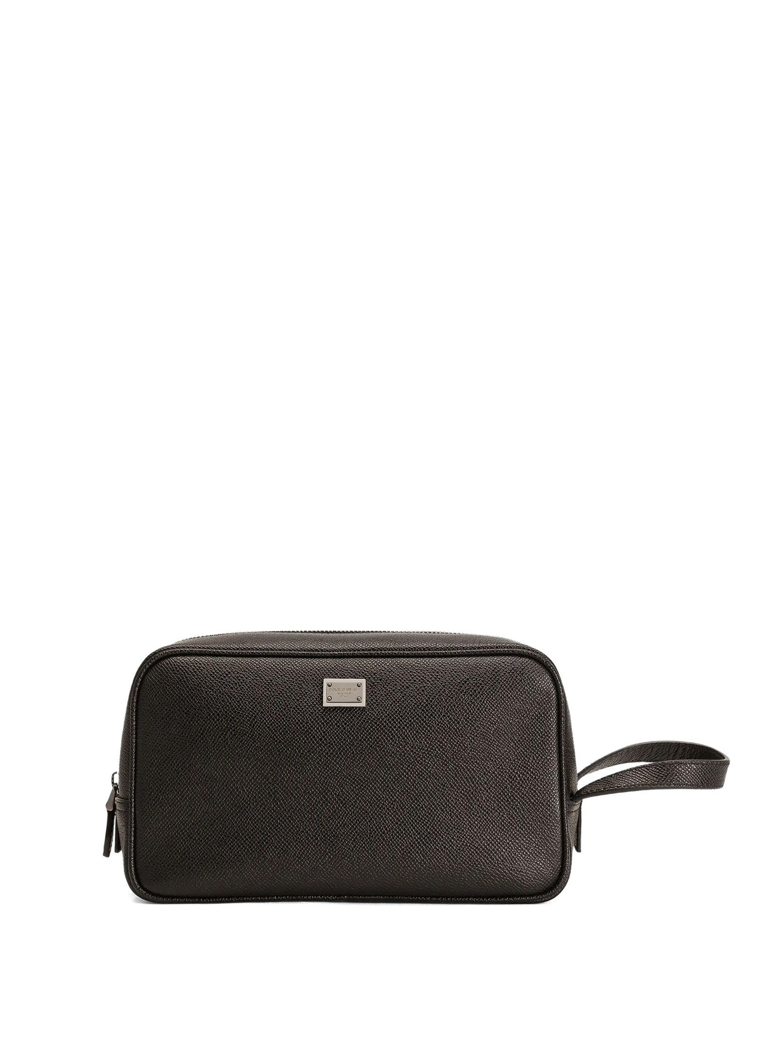 NECESSAIRE SICILY IN CALFSKIN Dolce & Gabbana BLACK UNI