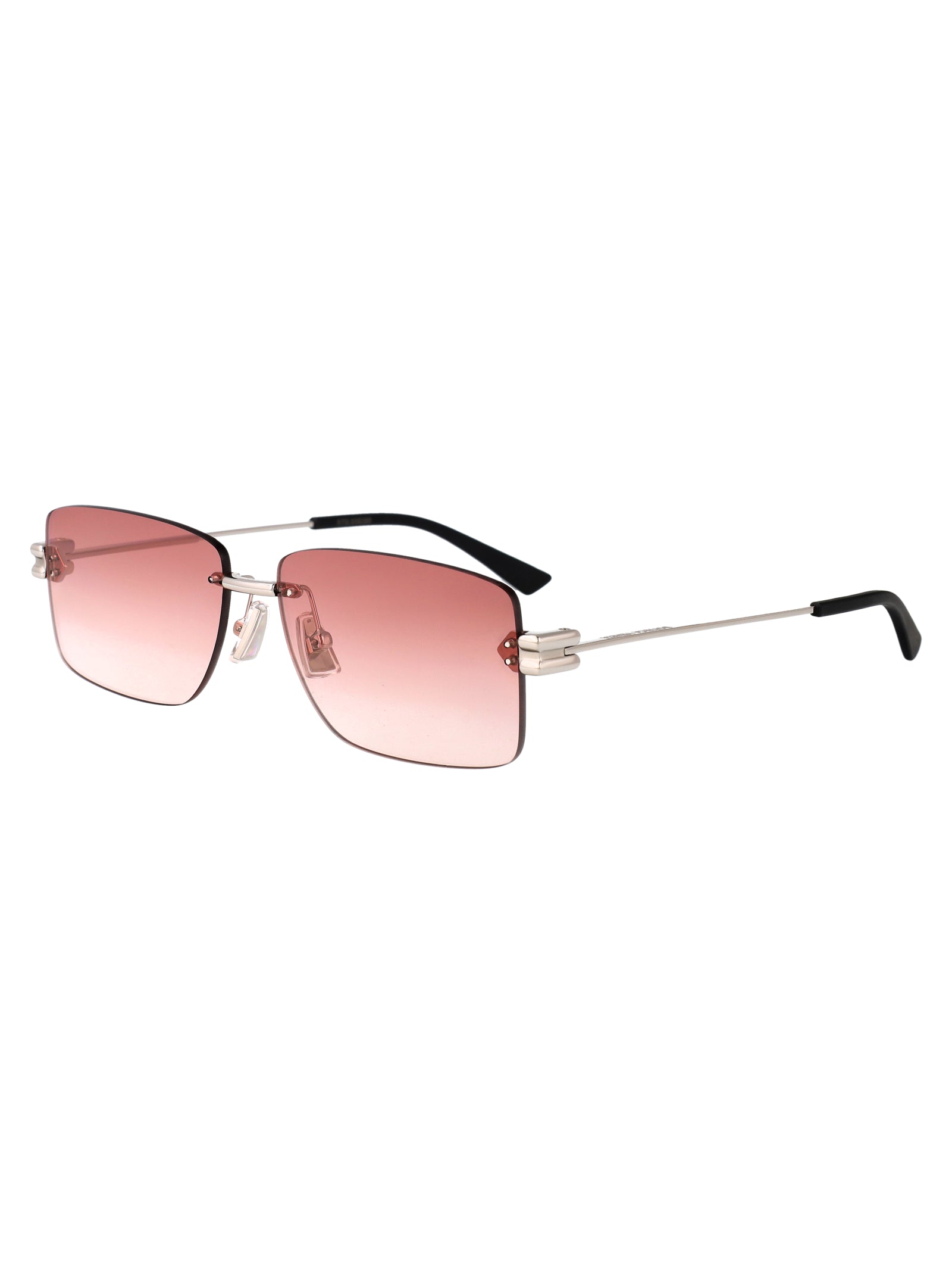 METALLIC SILVER SUNGLASSES Bottega Veneta