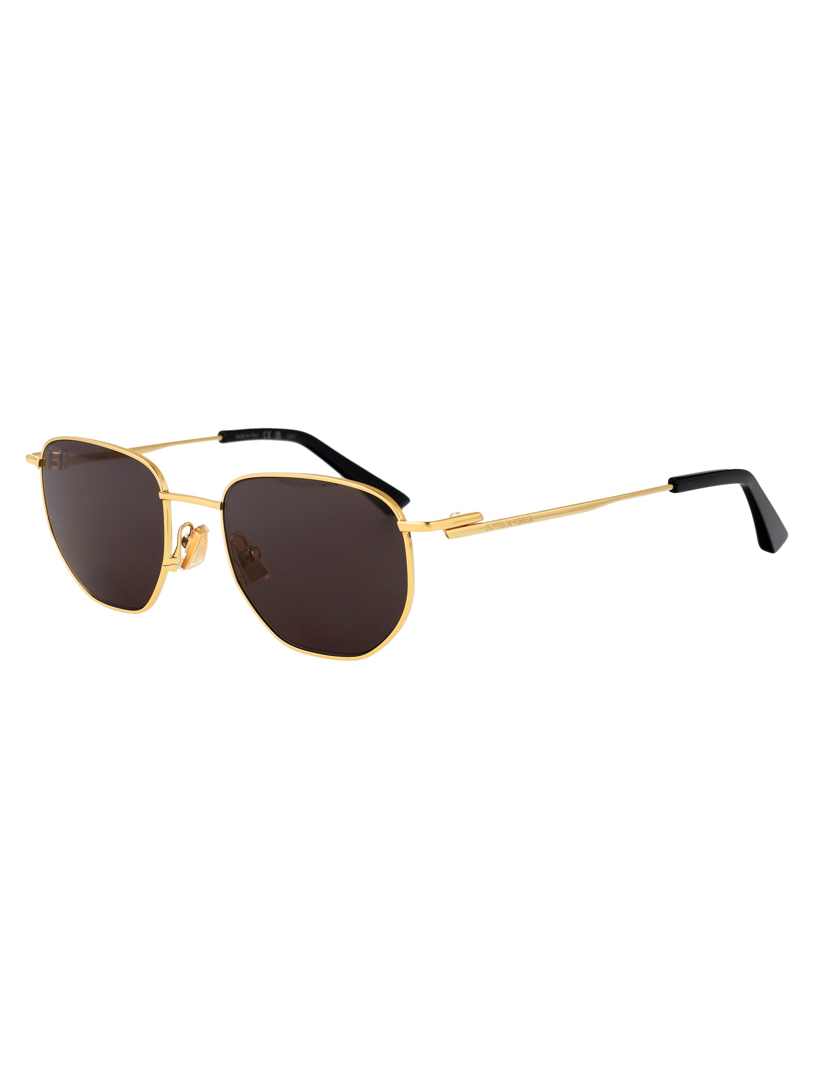 GOLD METAL SUNGLASSES Bottega Veneta