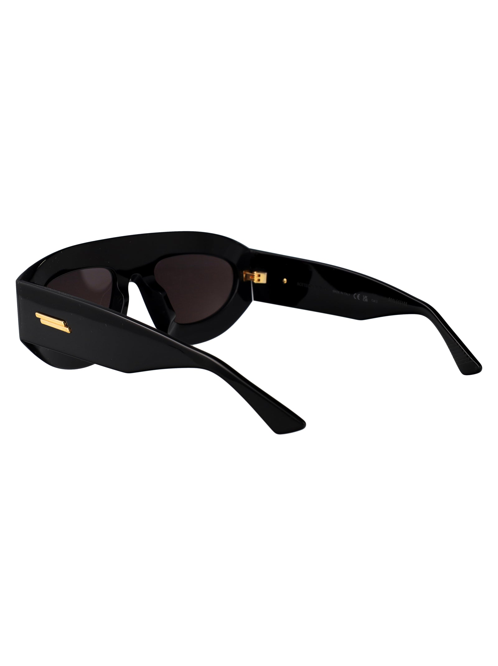 BLACK-BLACK-GREY ACETATE SUNGLASSES Bottega Veneta