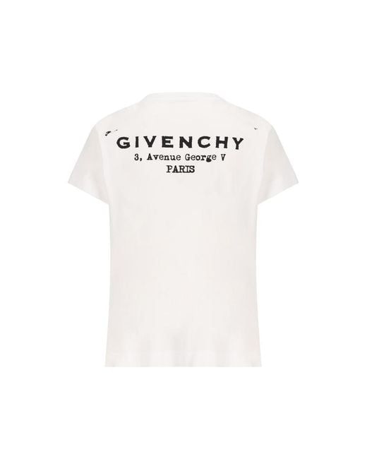 WHITE COTTON T-SHIRTS Givenchy