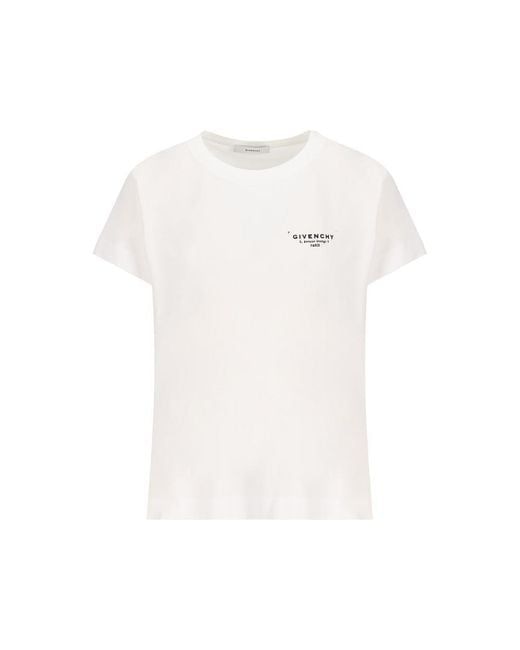 WHITE COTTON T-SHIRTS Givenchy WHITE XS