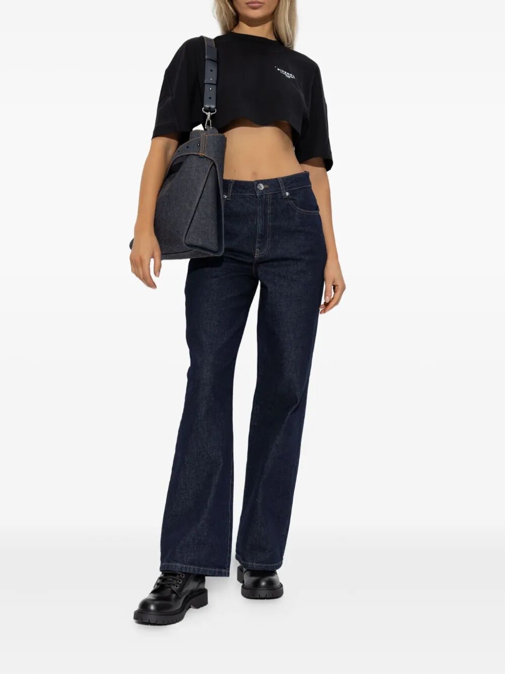 BLACK COTTON T-SHIRT Givenchy