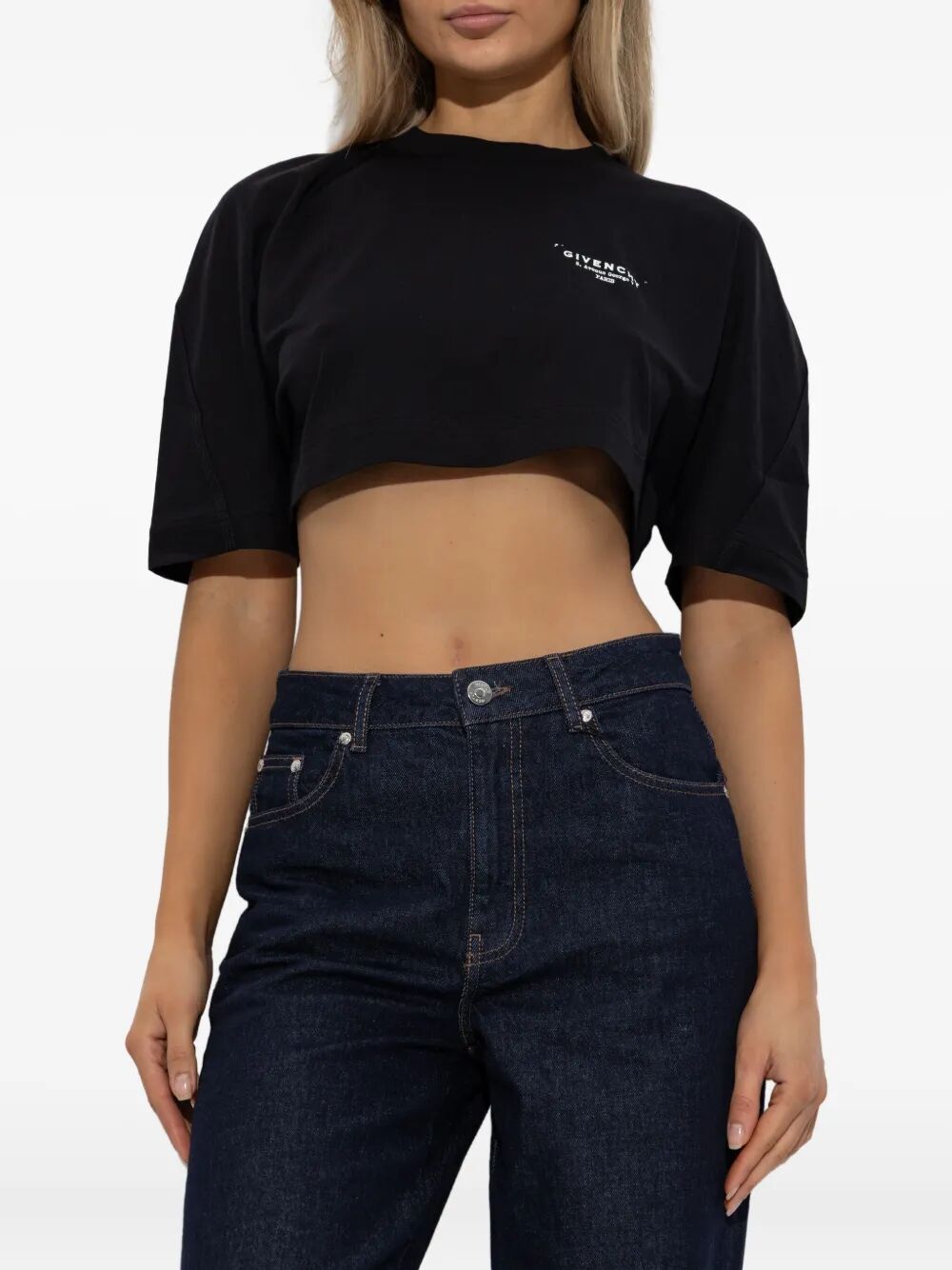 BLACK COTTON T-SHIRT Givenchy