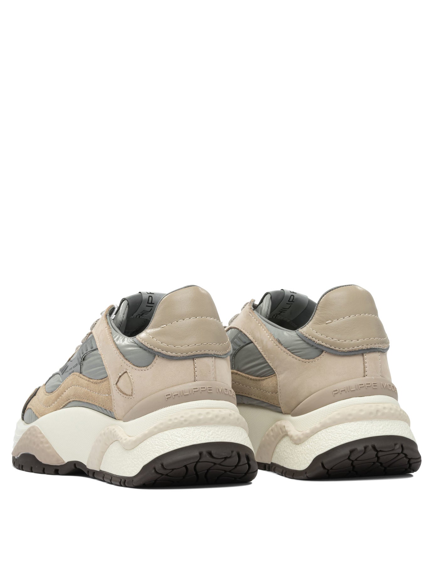 BEIGE RUBBER SNEAKERS PHILIPPE MODEL PARIS