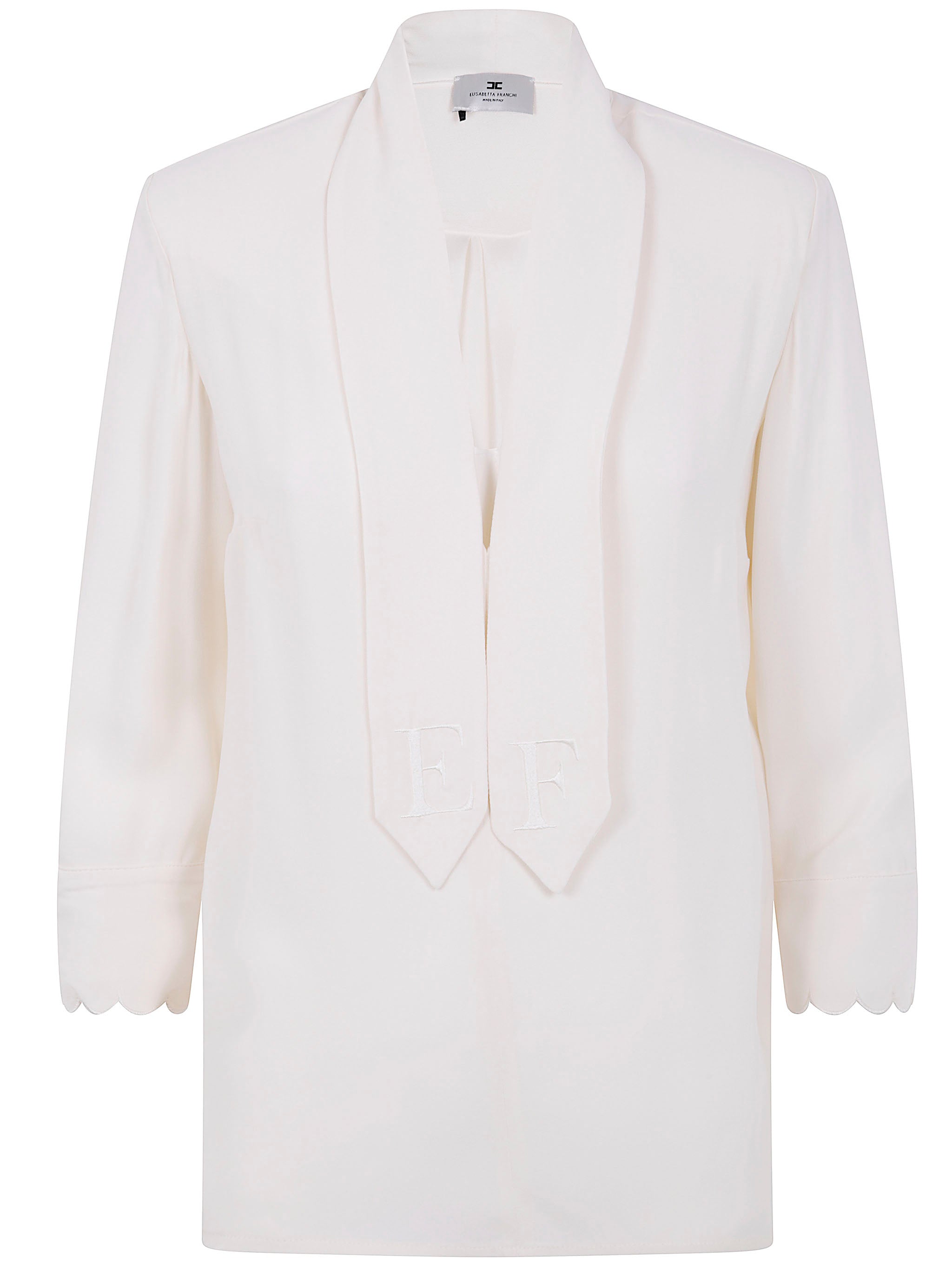 3/4 SLEEVE SHIRT Elisabetta Franchi WHITE 42