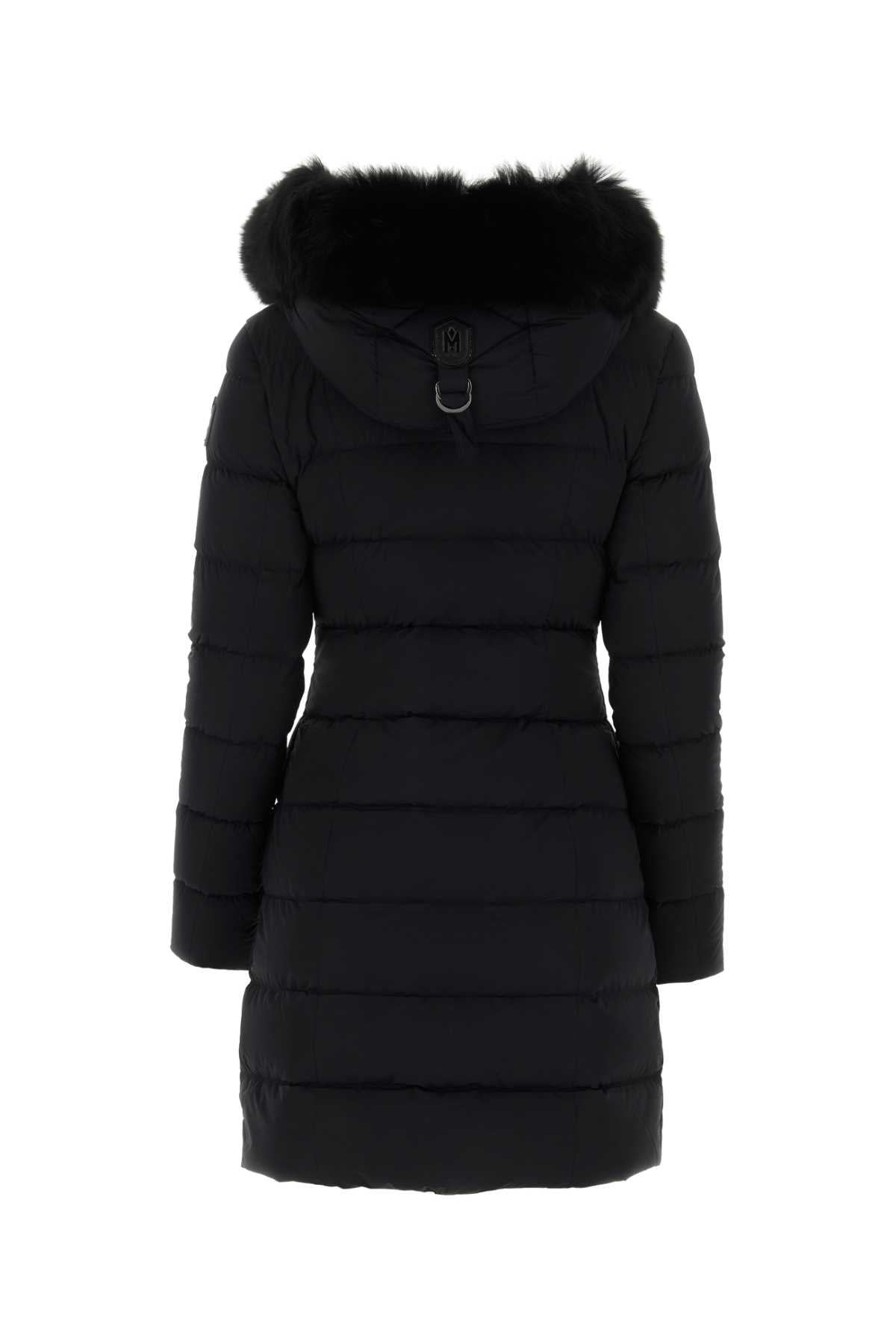 BLACK STRETCH NYLON DOWN JACKET Mackage