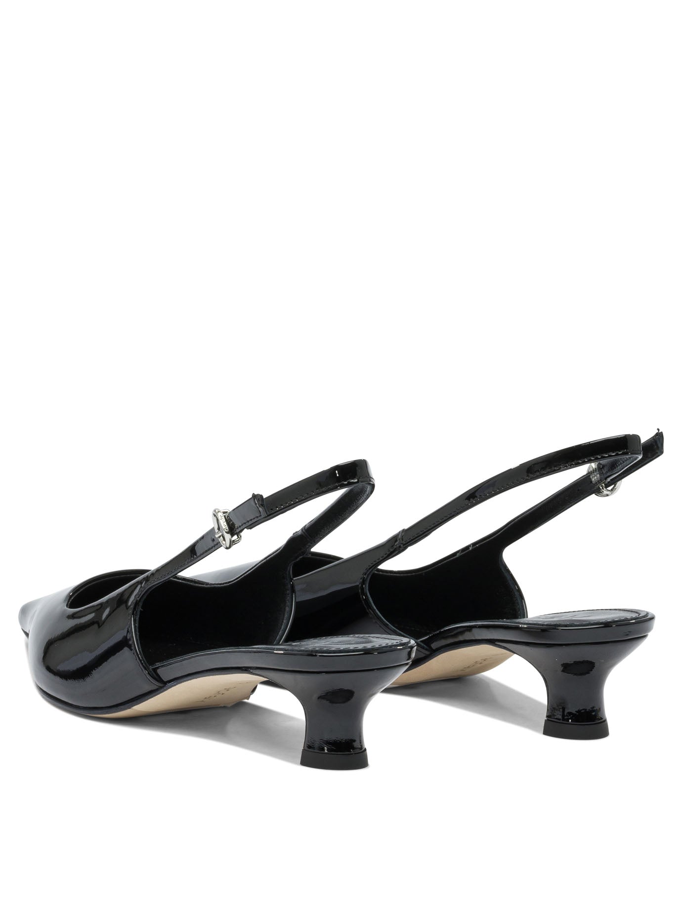 BLACK RUBBER HEELED SHOES Aeyde