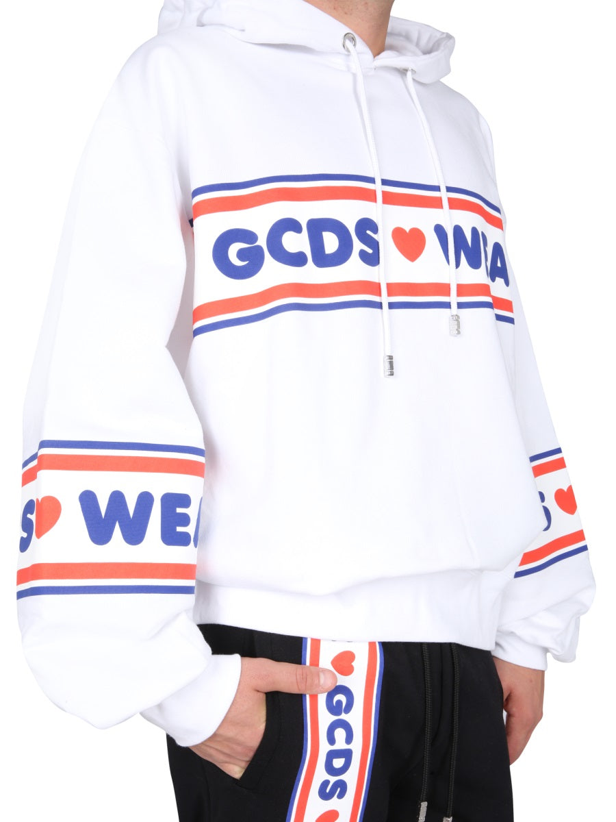 CUTE TAPE LOGO SWEATSHIRT GCDS