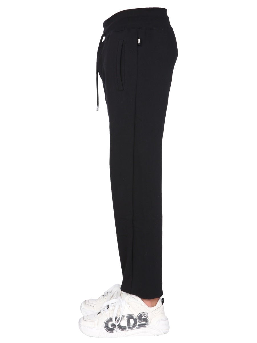JOGGING PANTS WITH CUTE TAPE LOGO BAND GCDS