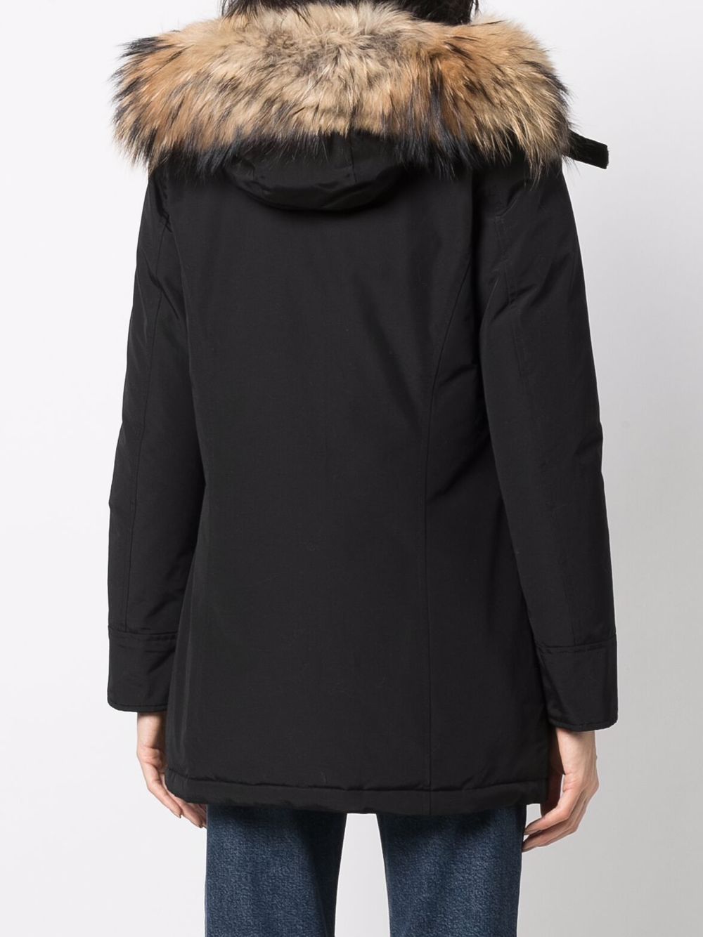 BLACK NYLON DOWN JACKET Woolrich