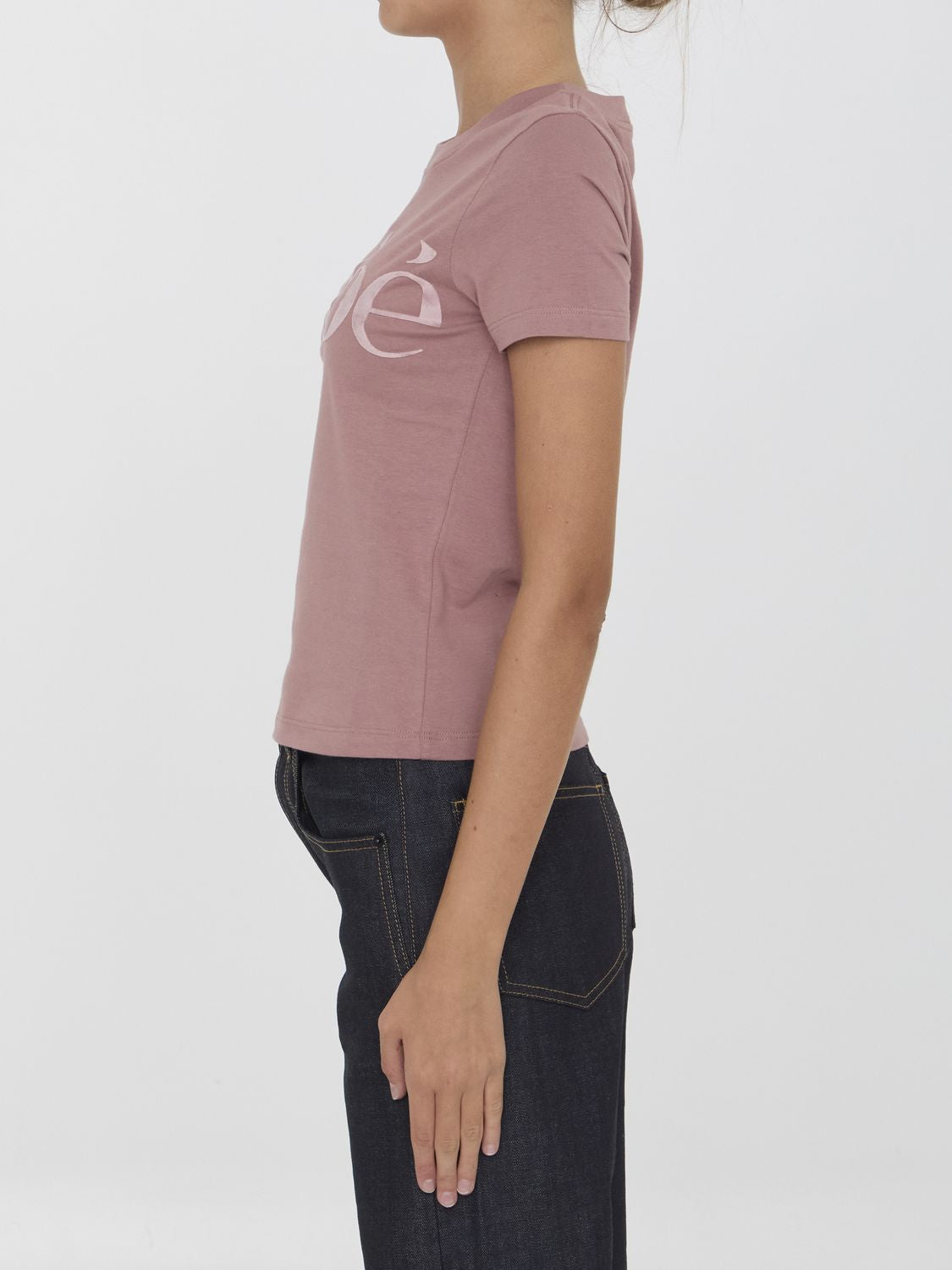 COTTON CREW-NECK T-SHIRT Chloé