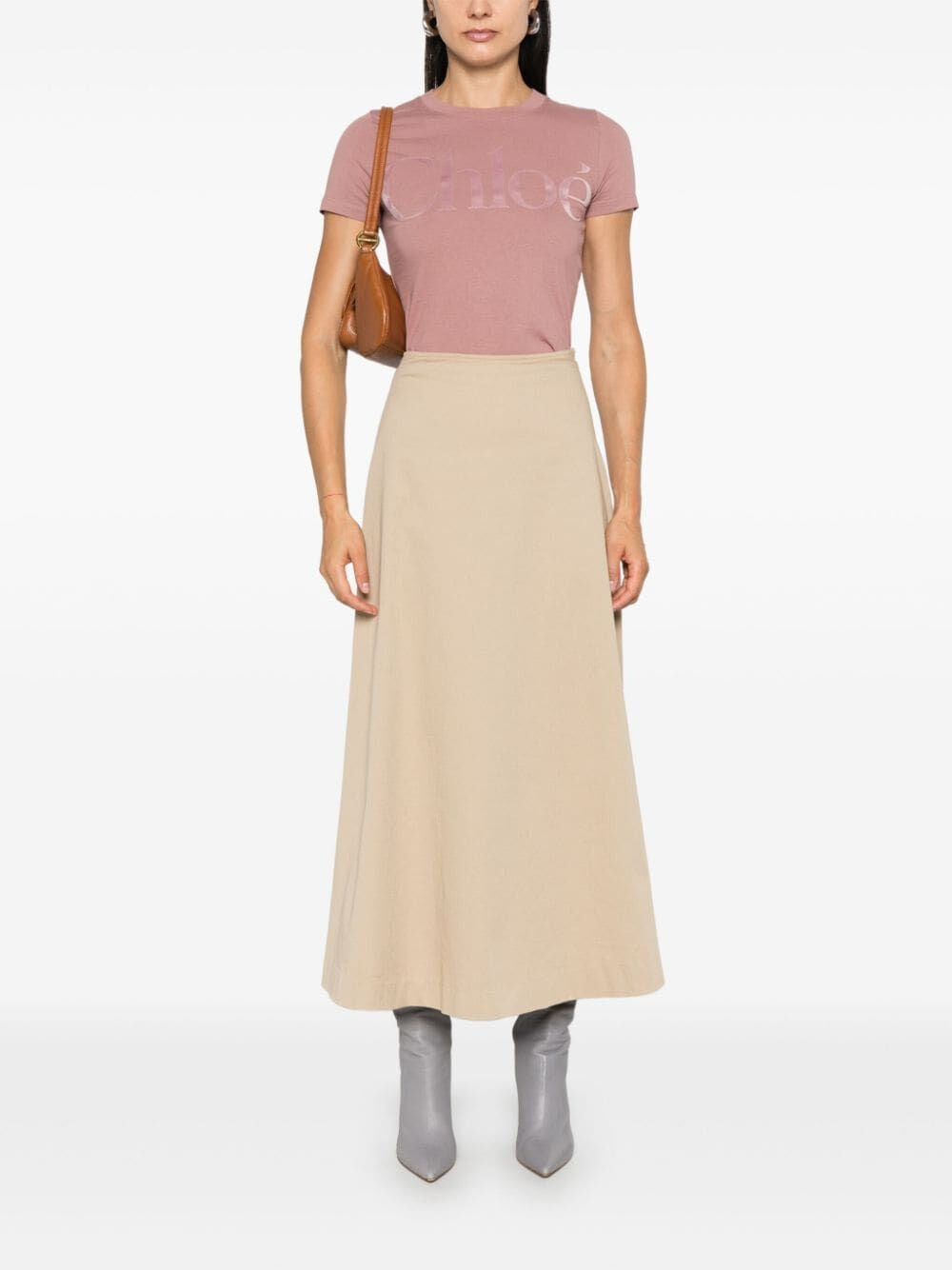 COTTON CREW-NECK T-SHIRT Chloé