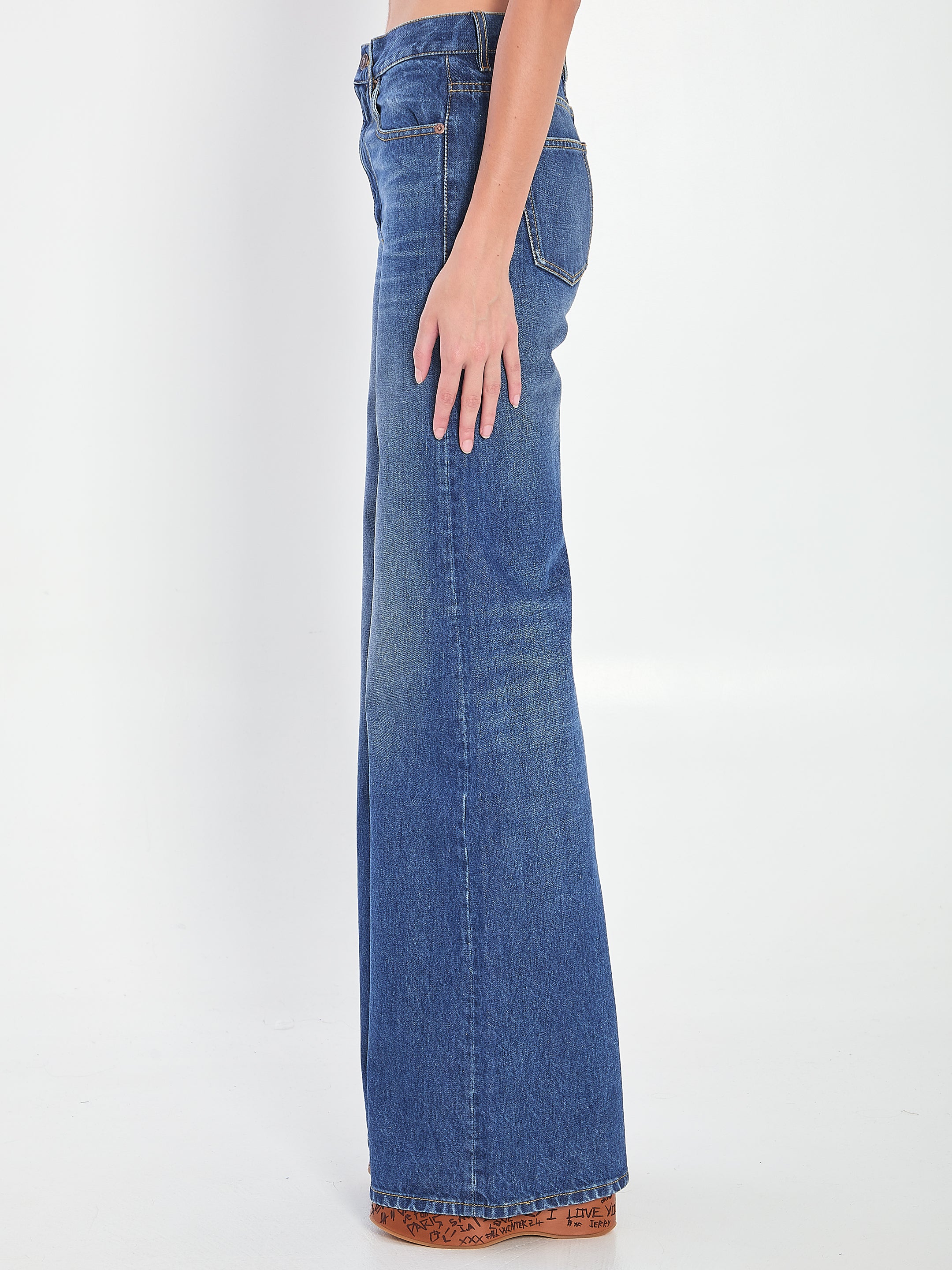 HIGH-RISE FLARE DENIM PANT Chloé