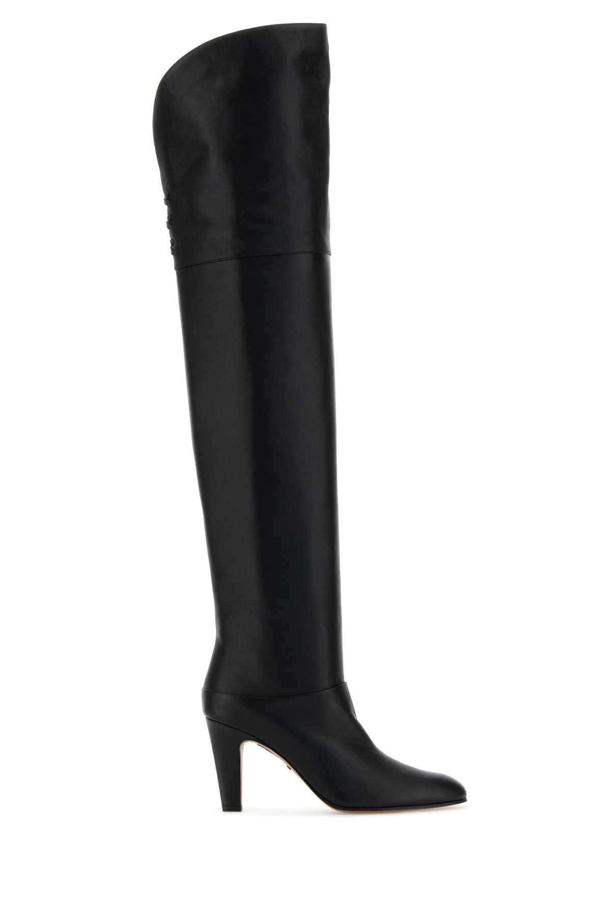 BLACK LEATHER EVE BOOTS Chloé BLACK 40