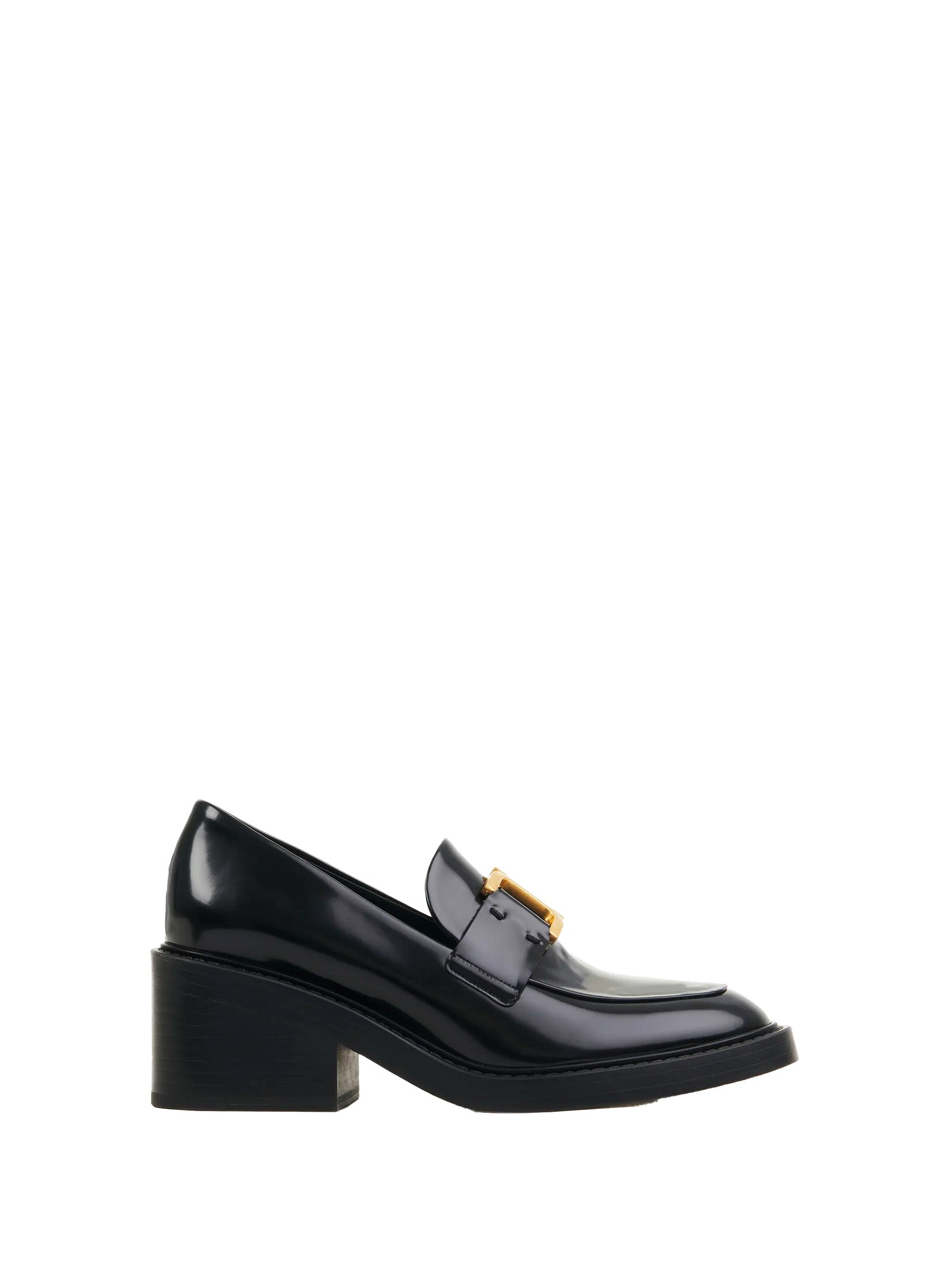 BLACK LEATHER SANDAL Chloé BLACK 37