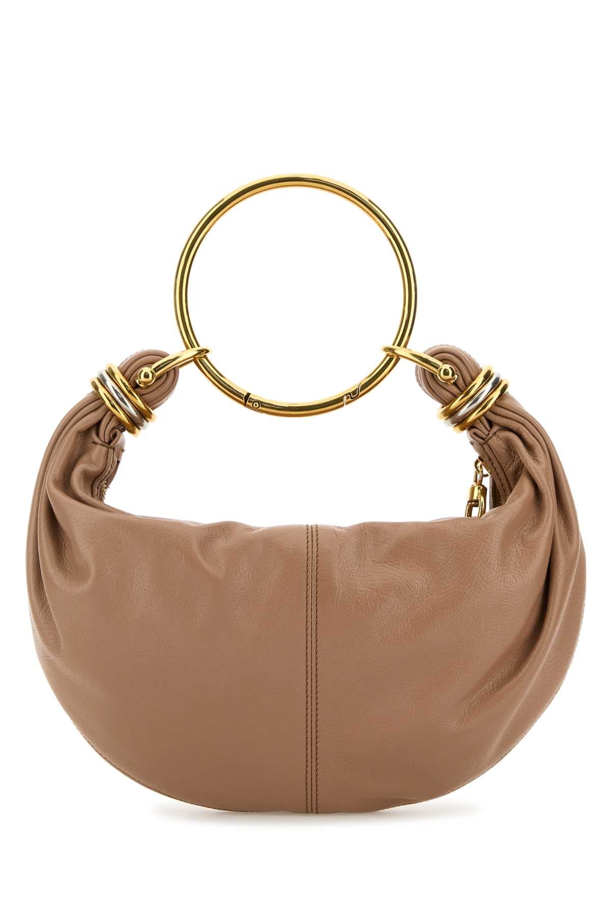 ANTIQUED PINK LEATHER BRACELET HANDBAG Chloé PINK TU