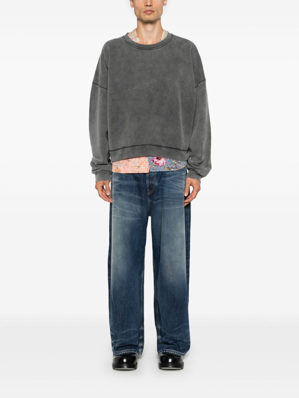GREY COTTON SWEATERS ACNE Studios