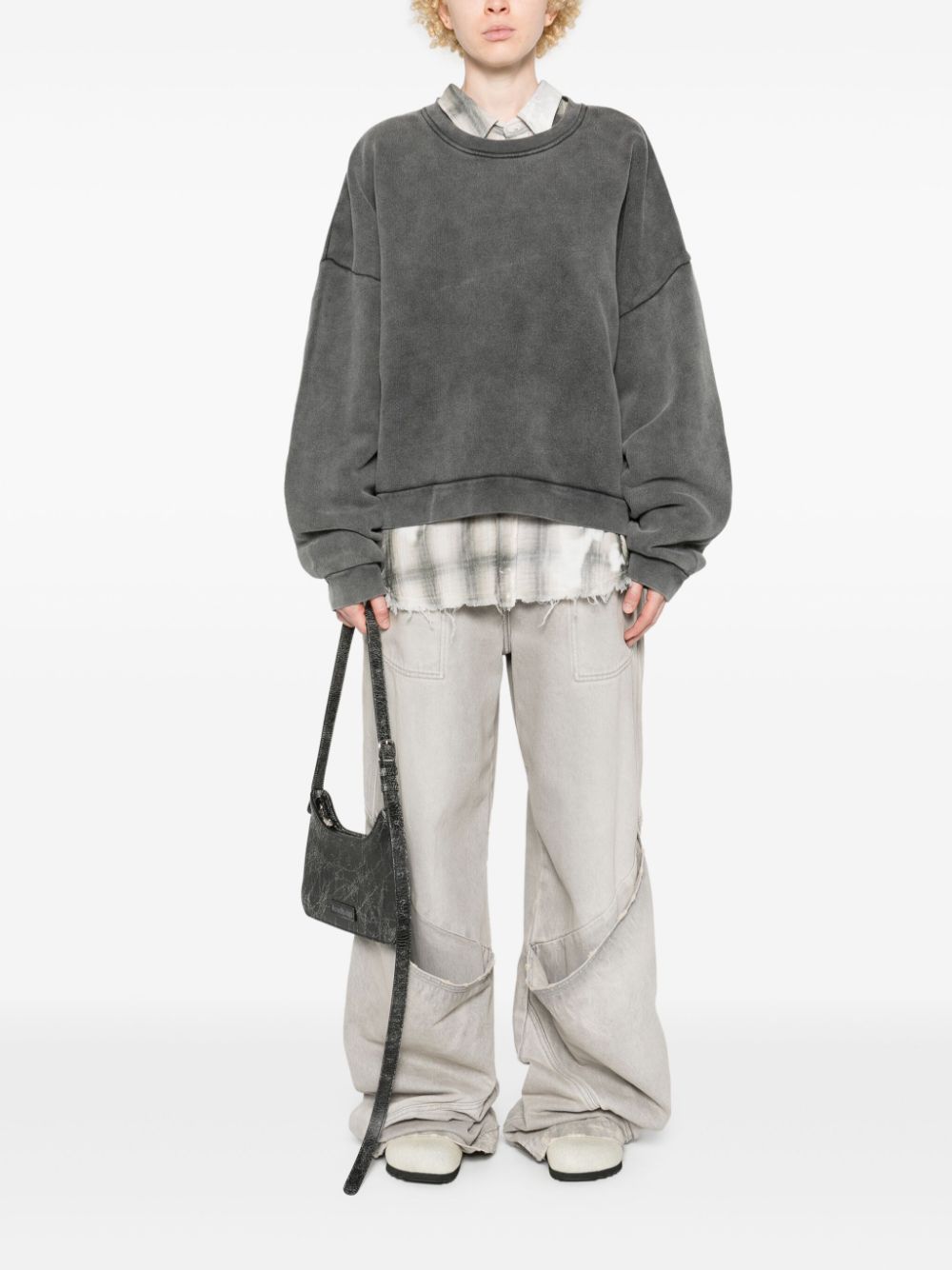 GREY COTTON SWEATERS ACNE Studios
