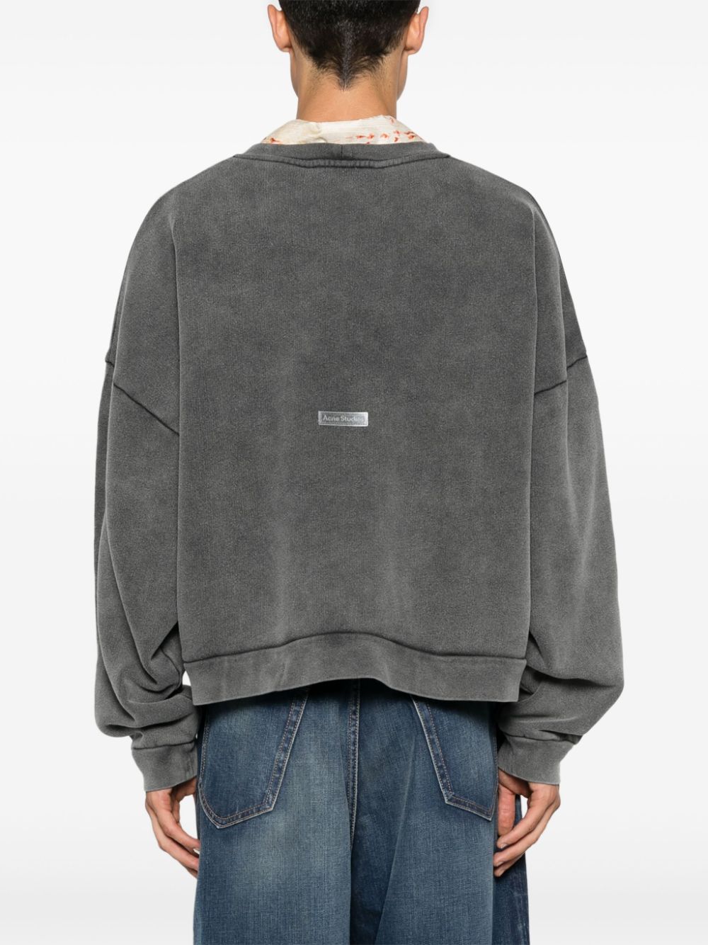 GREY COTTON SWEATERS ACNE Studios