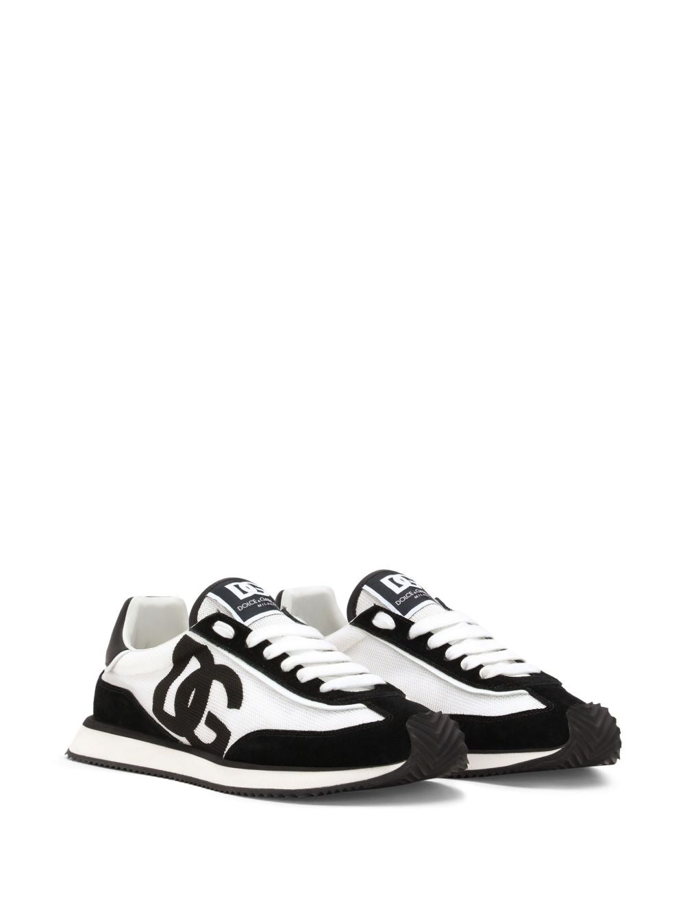 WHITE FLAT SHOES Dolce & Gabbana