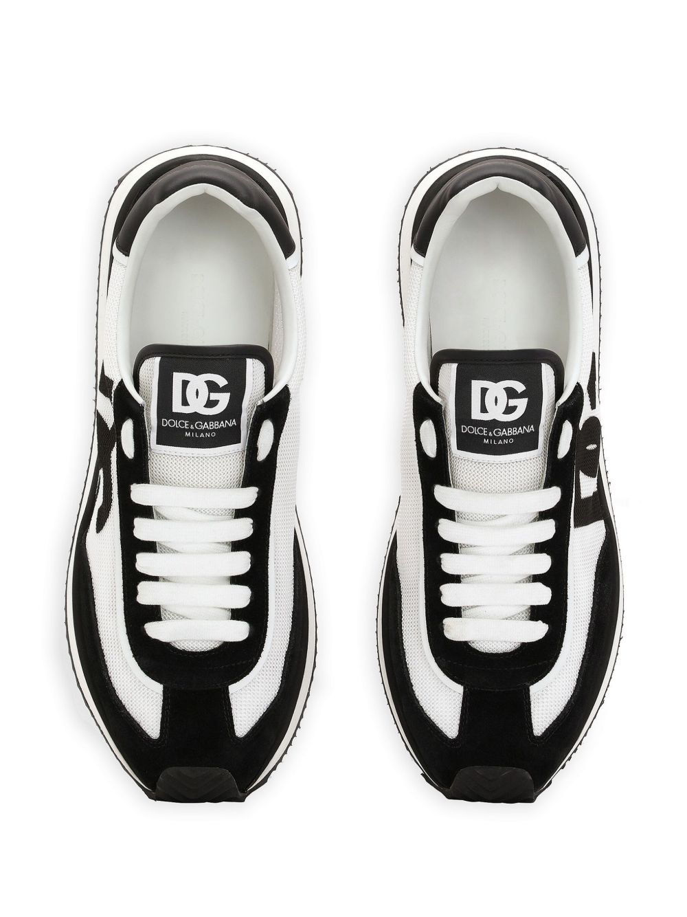 WHITE FLAT SHOES Dolce & Gabbana