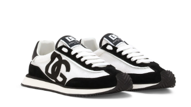 WHITE FLAT SHOES Dolce & Gabbana