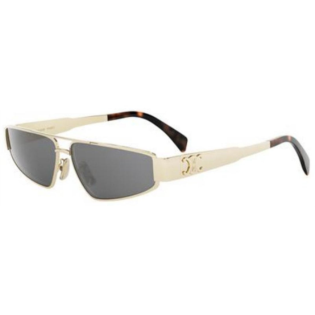 Celine Metal Triomphe CL40318U 30A Celine Gray 59