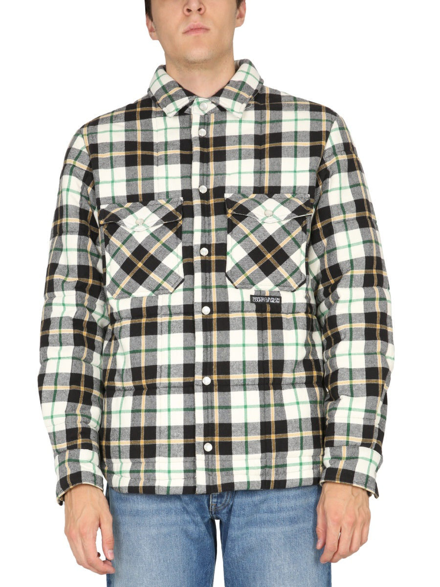 CAMICIA A QUADRI Marcelo Burlon GREEN L