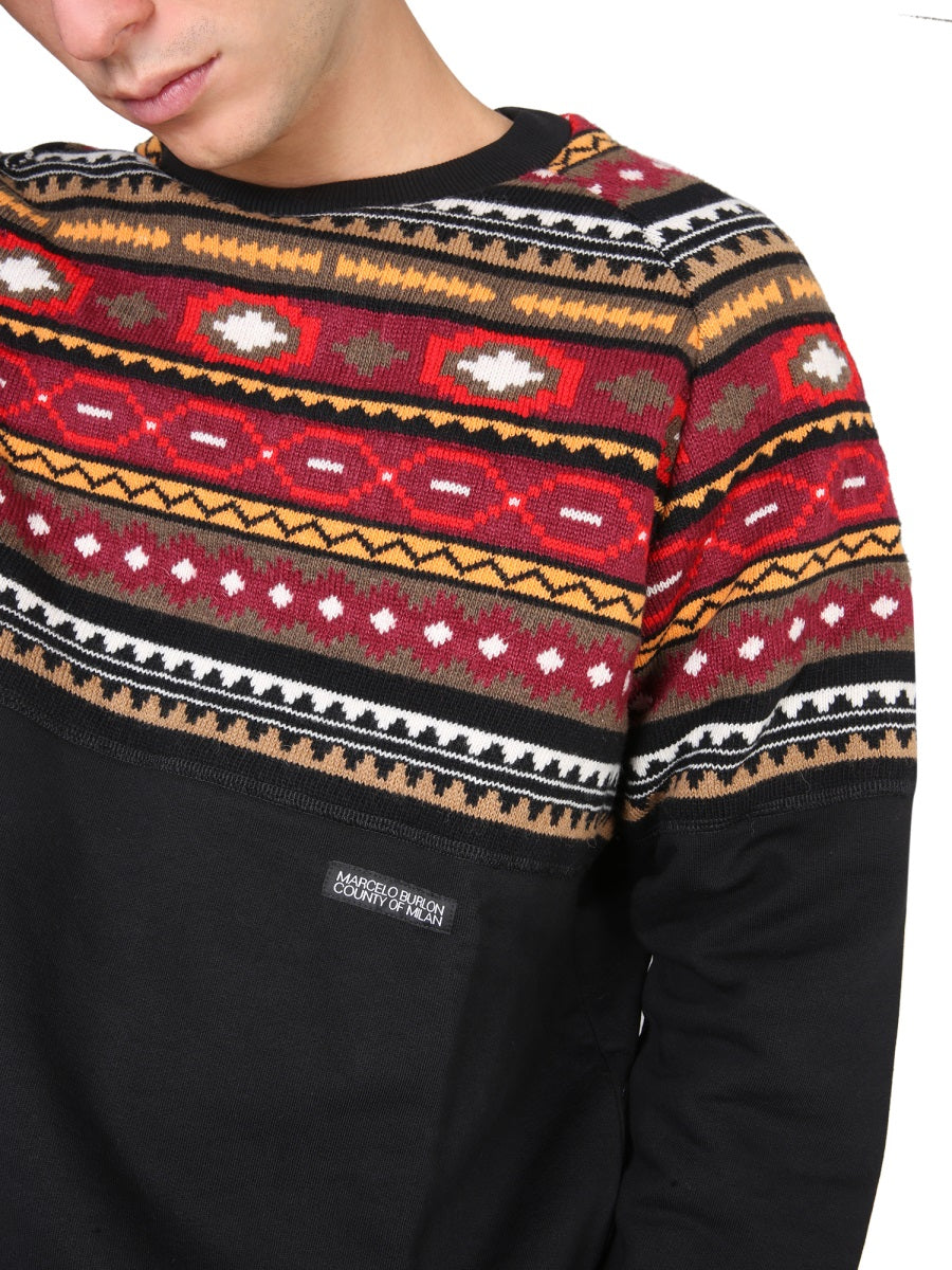 FELPA IN LANA E COTONE Marcelo Burlon