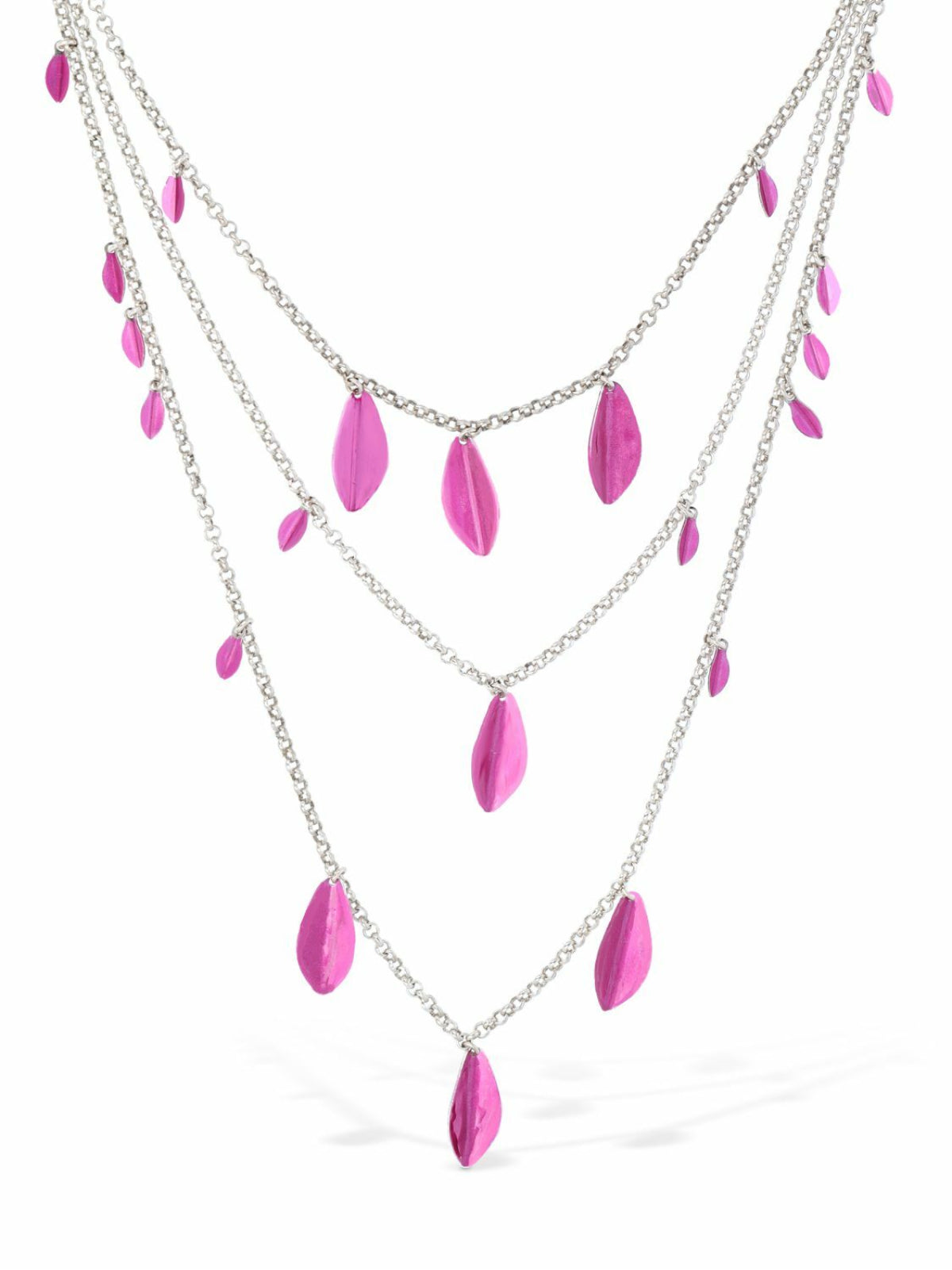 METAL SHINY LEAF NECKLACE Isabel Marant