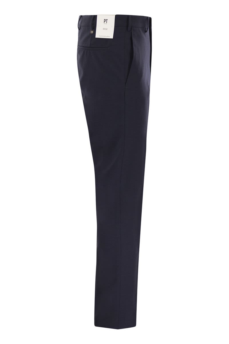 DIECI - STRETCH VIRGIN WOOL TROUSERS PT Torino