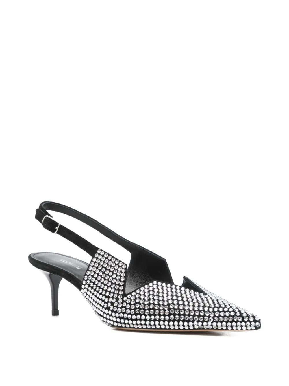 CRYSTAL EMBELLISHED STAR CUT OUT LOW STILETTO Coperni