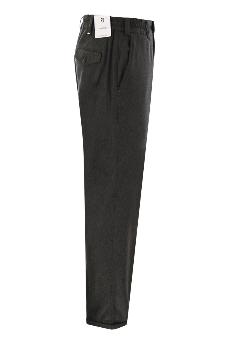 THE REBEL - WOOL AND CASHMERE TROUSERS PT Torino