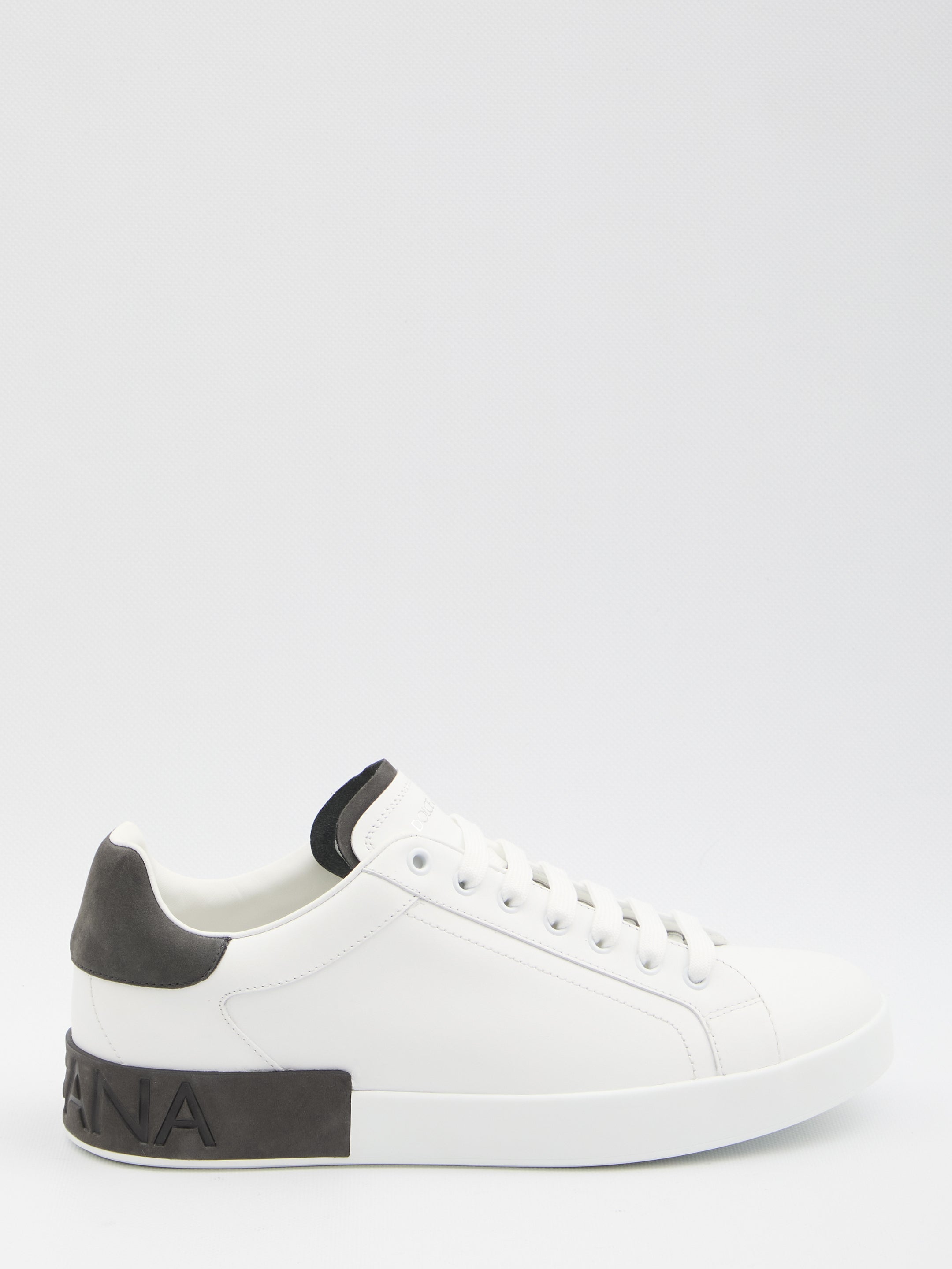 LEATHER PANEL SNEAKERS Dolce & Gabbana White 40